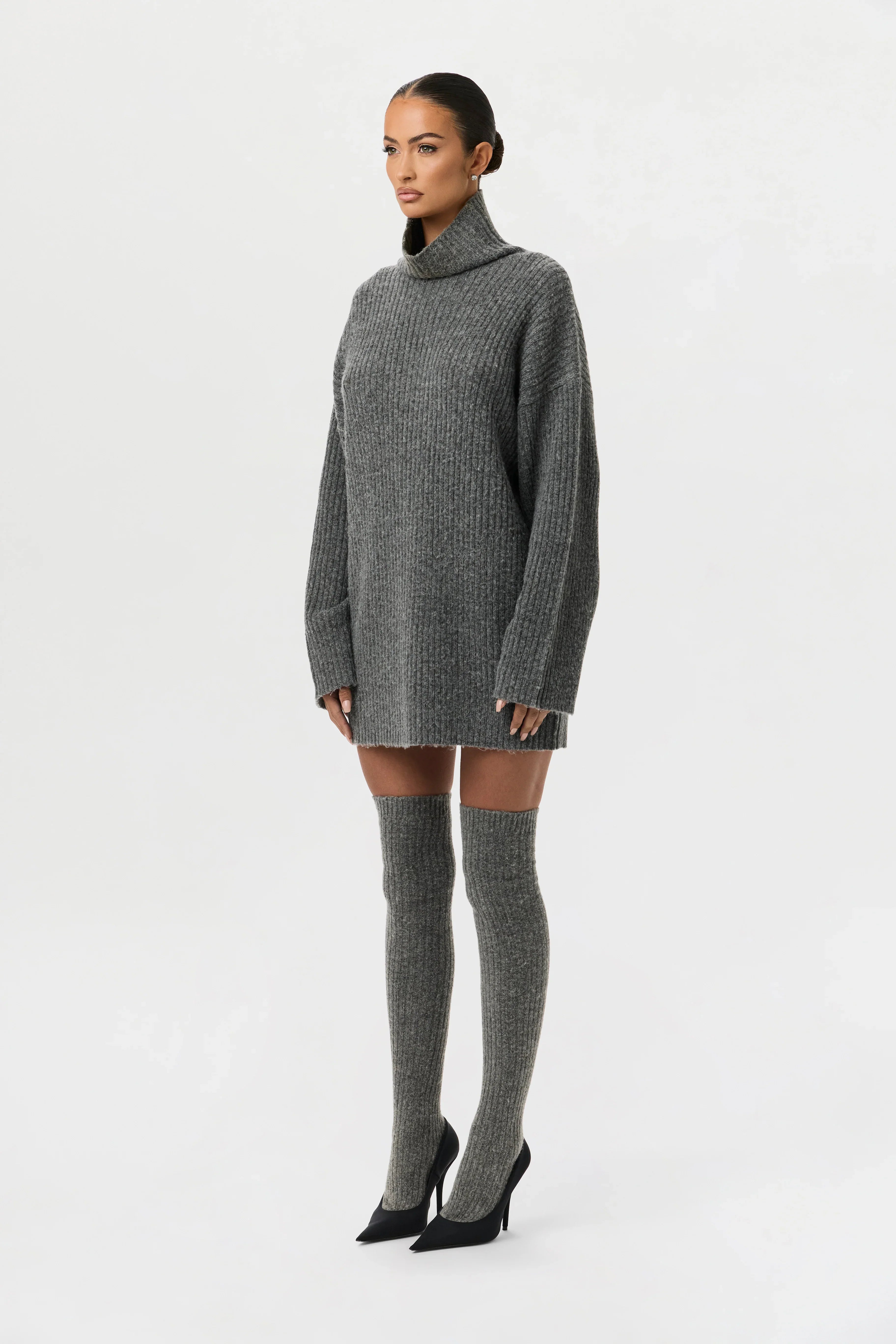 Knit Knee High Socks