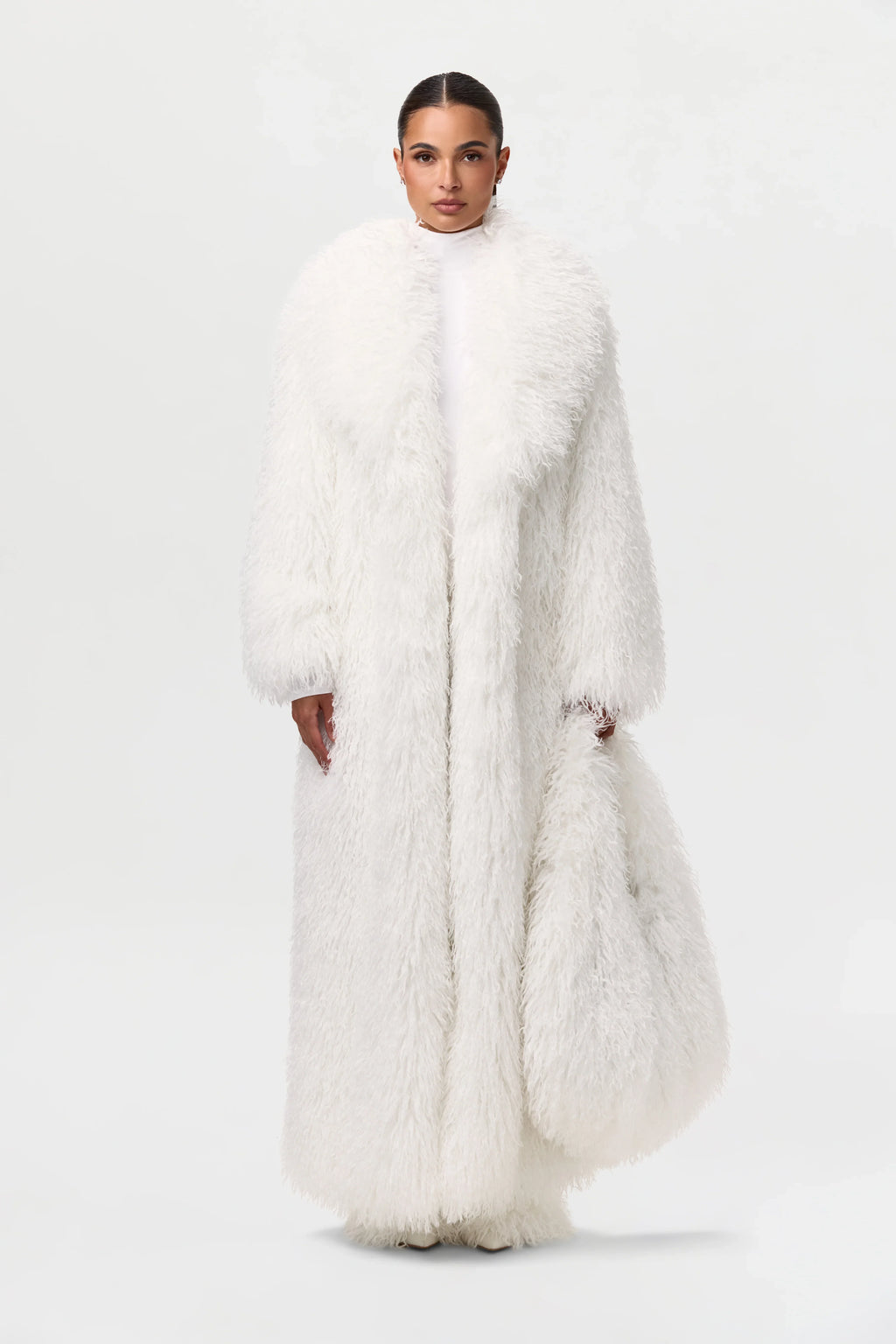 Faux Fur Plush Shoulder Bag