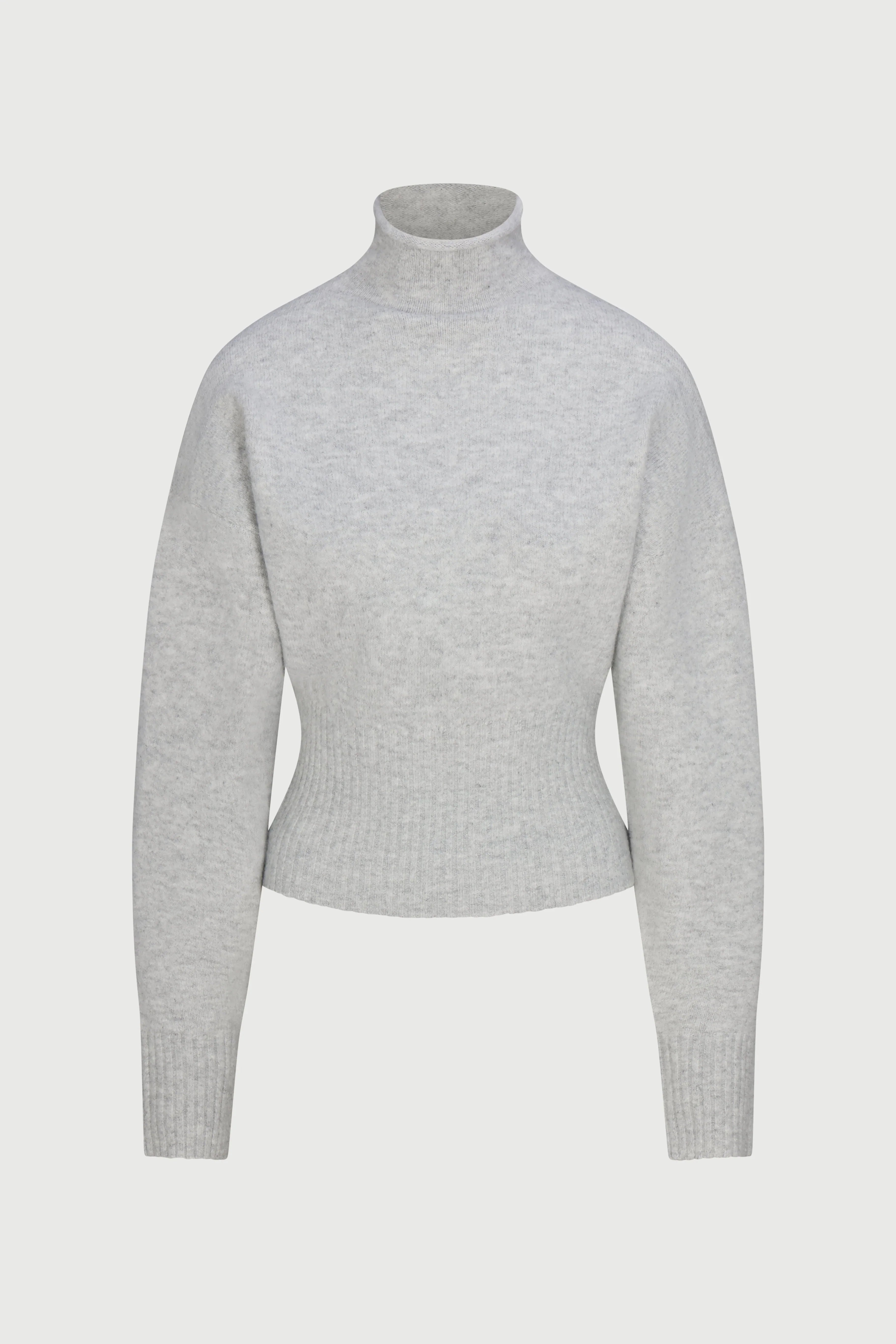 Ribbed-Knit Sculpt Sweater Top