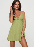 Elpida Mini Dress Sage