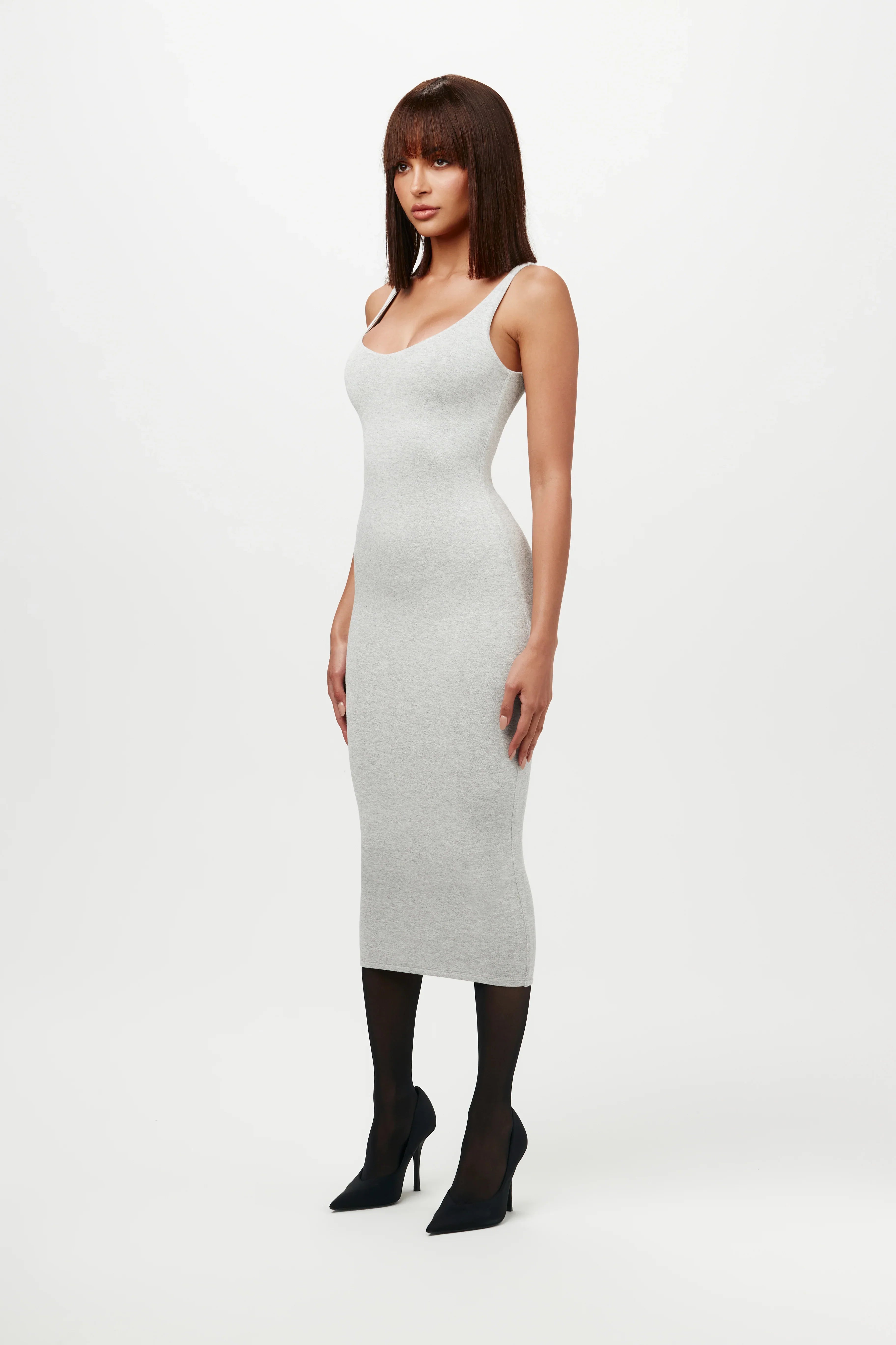 NW Sculpt Tank Midi Dress