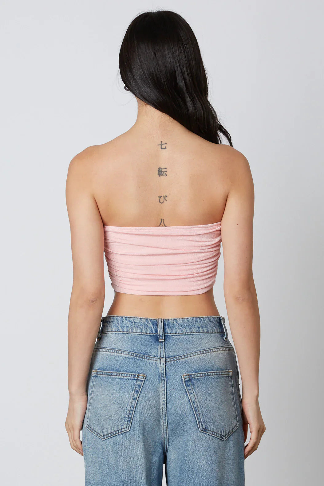Slinky Ruched Tube Top