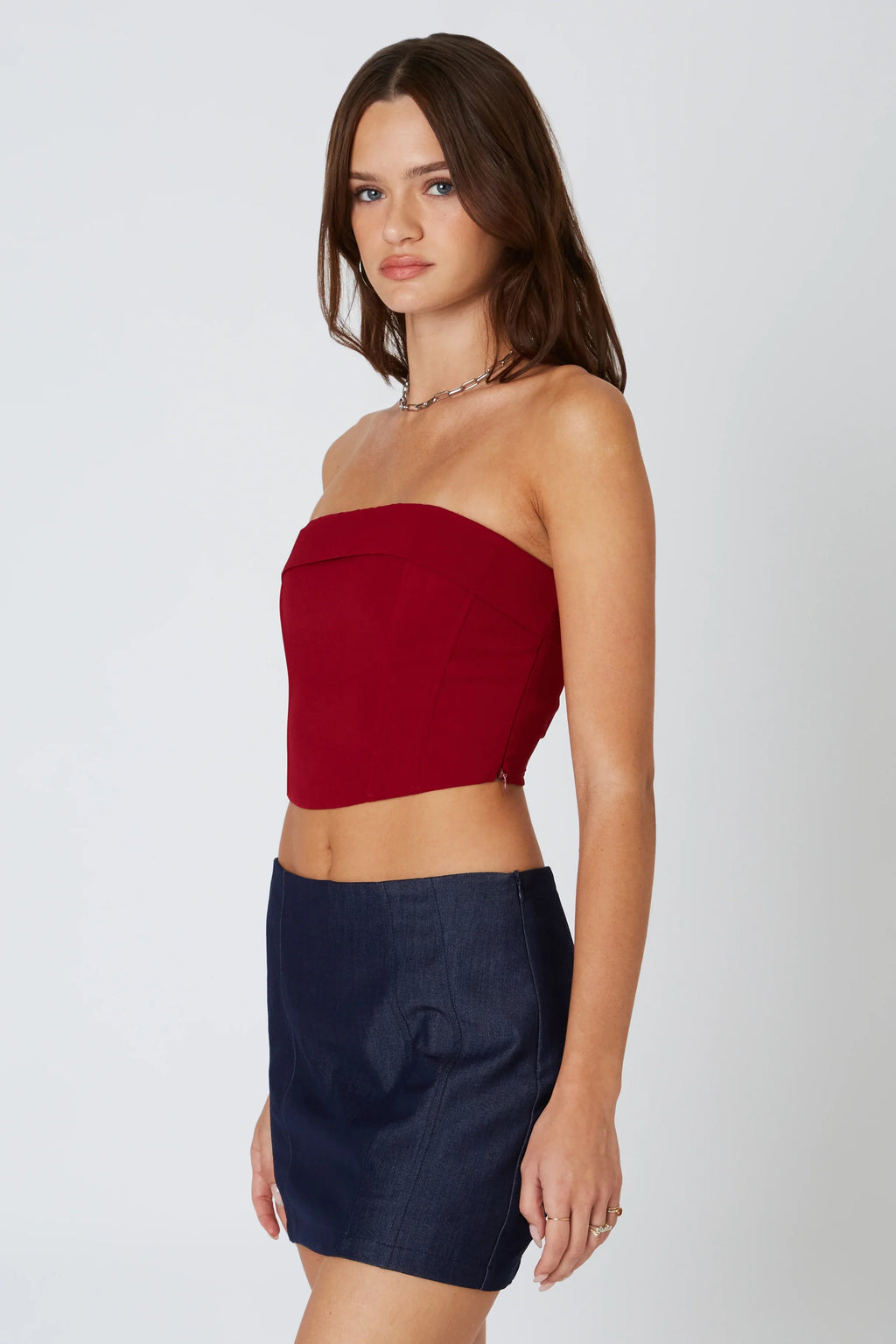 Fold Over Crop Top