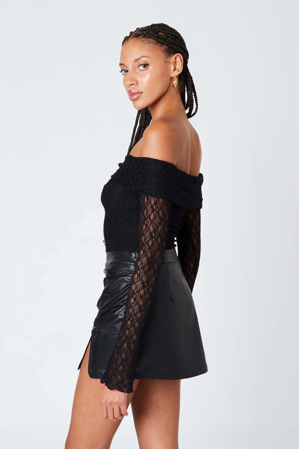 Mini Leather Skirt
