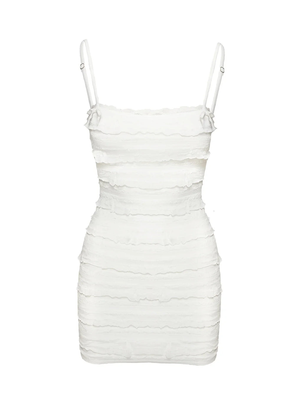 Gradine Mini Dress White