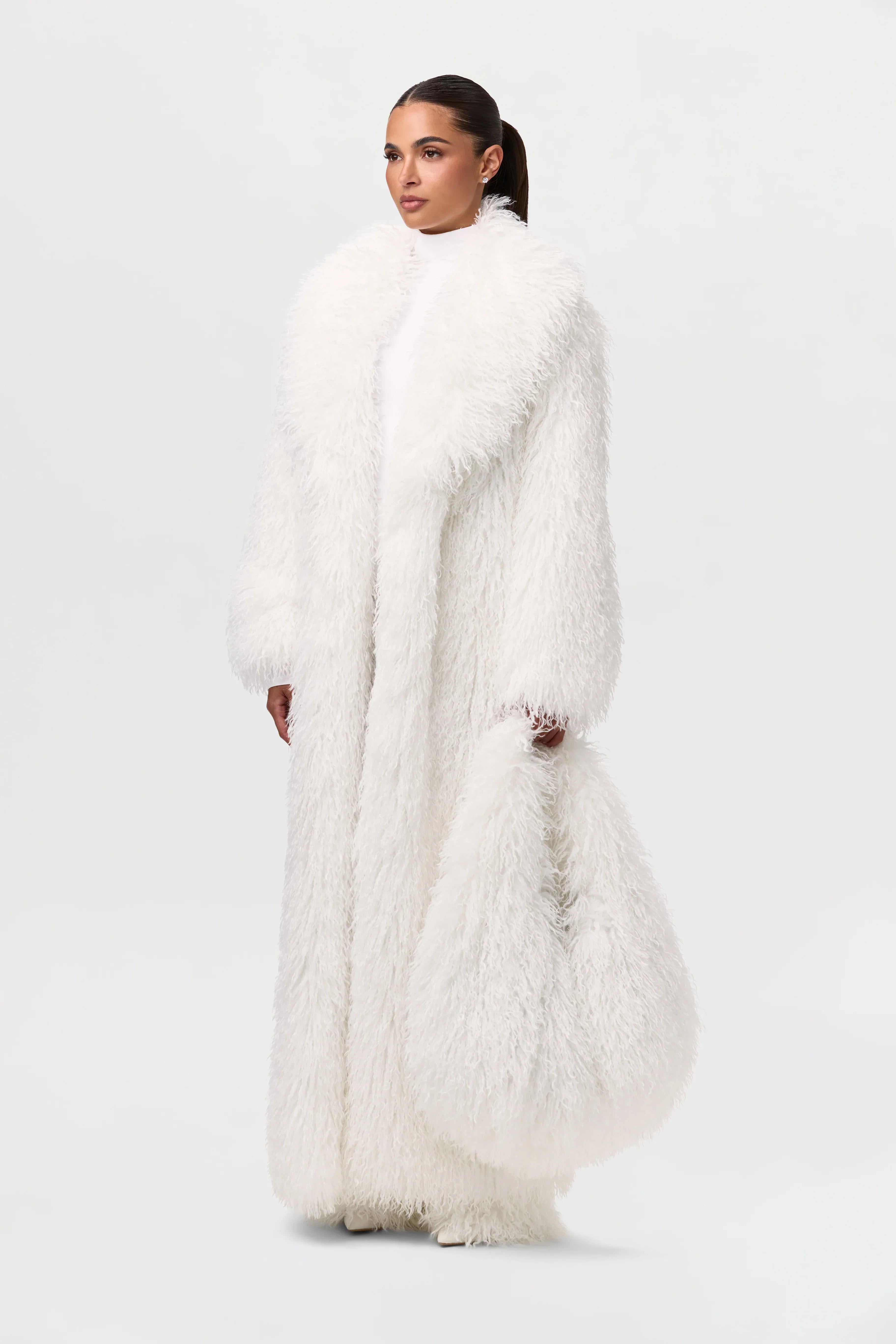 Faux Fur Plush Shoulder Bag