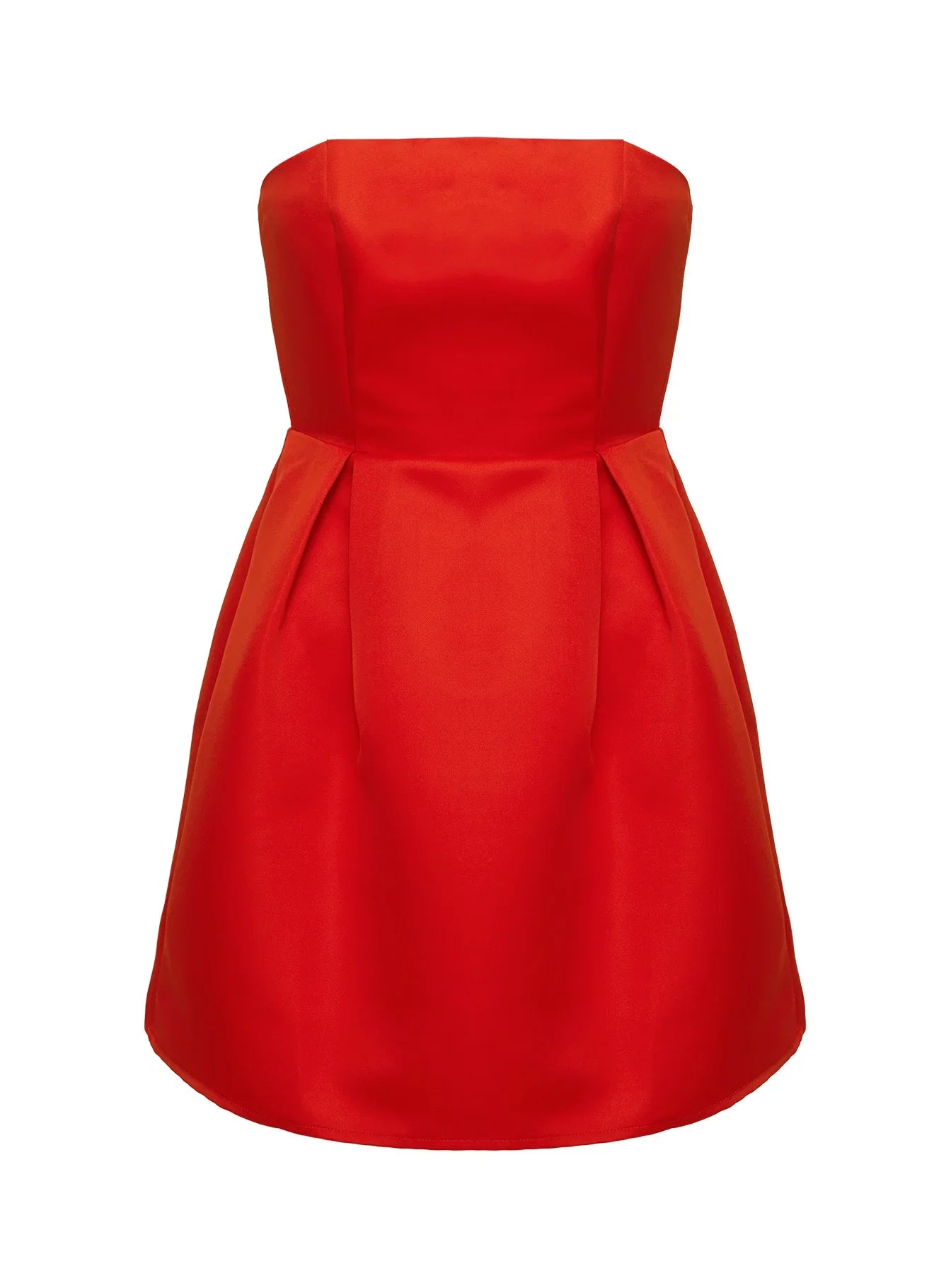 Spader Corset Mini Dress Red
