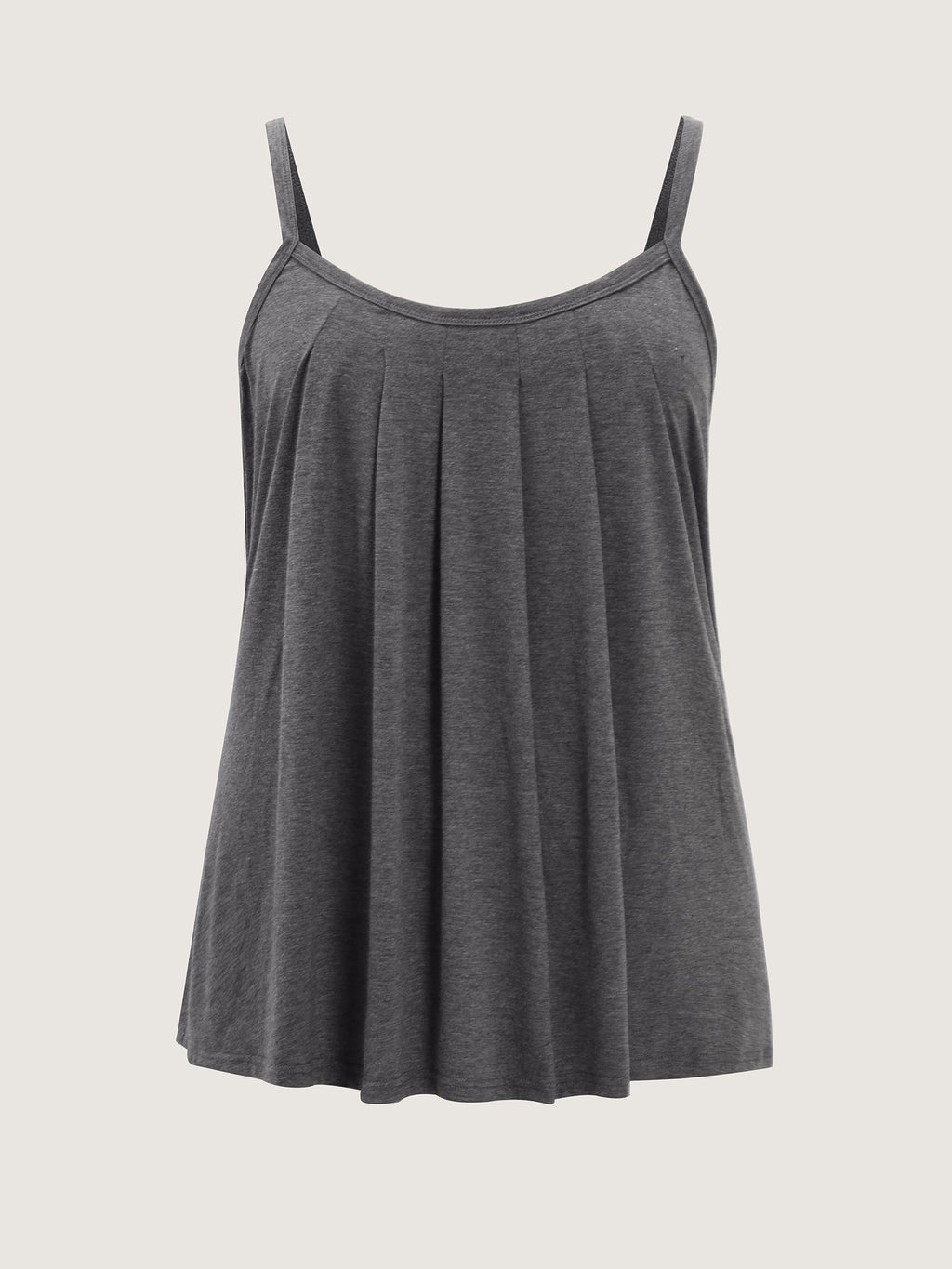 Supersoft Stretchy Pleated Tank Top