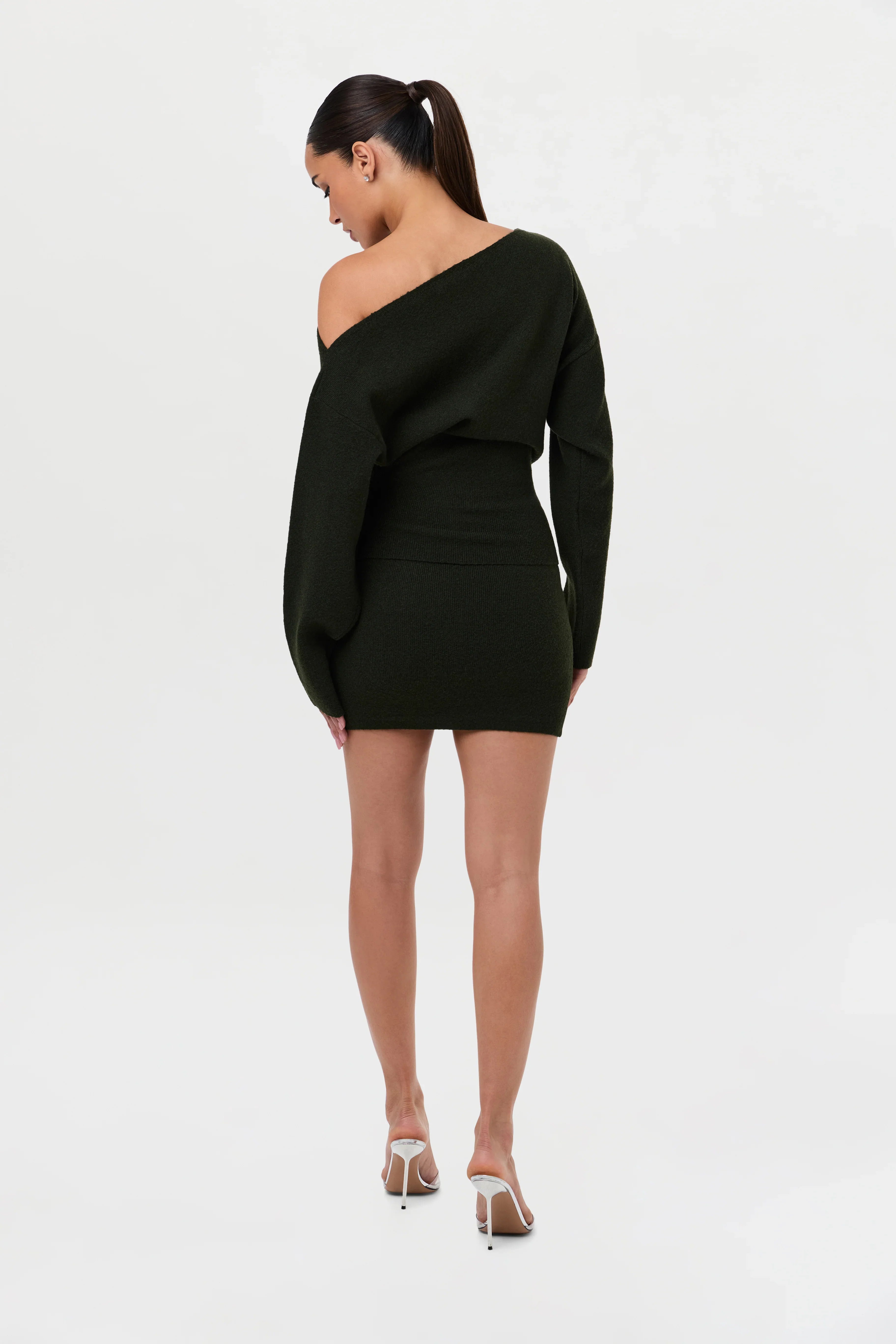 Knit Sweater Mini Skirt