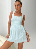 Lorinda Mini Dress Blue