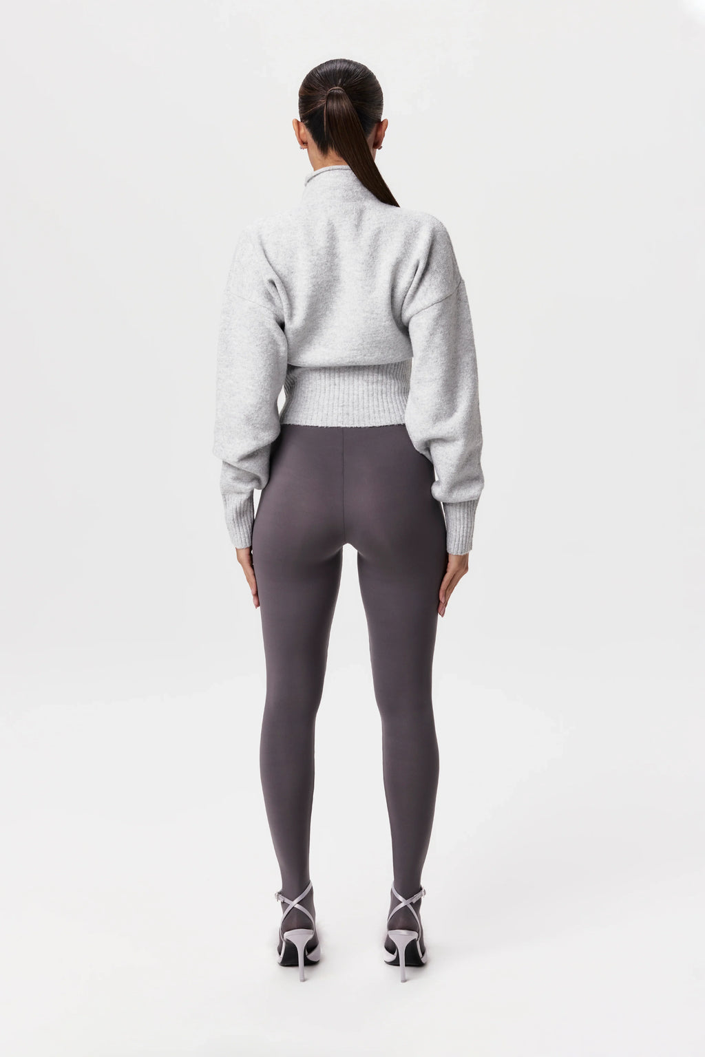 Ribbed-Knit Sculpt Sweater Top