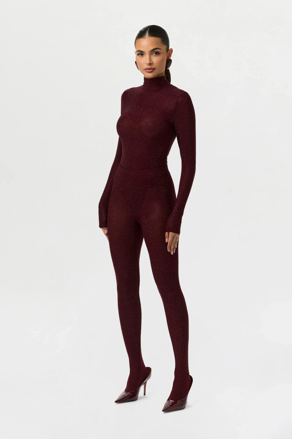 Crystal Closed Toe Leggings