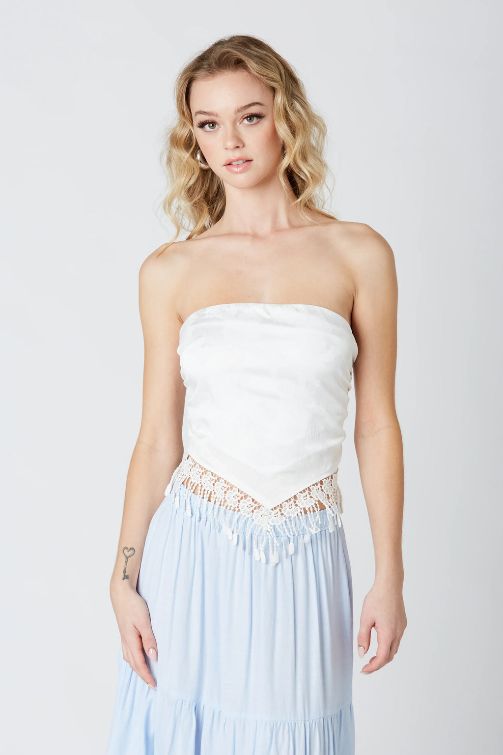 Satin Scarf Top