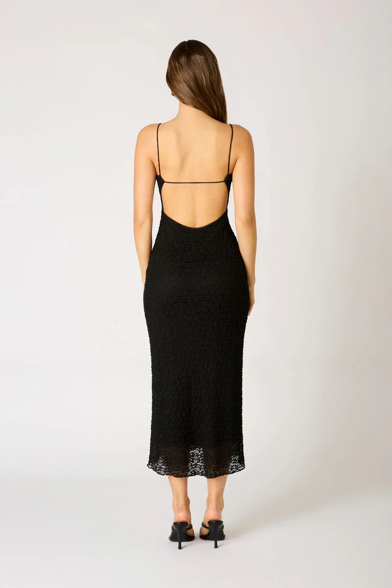 Textured Midi Dress