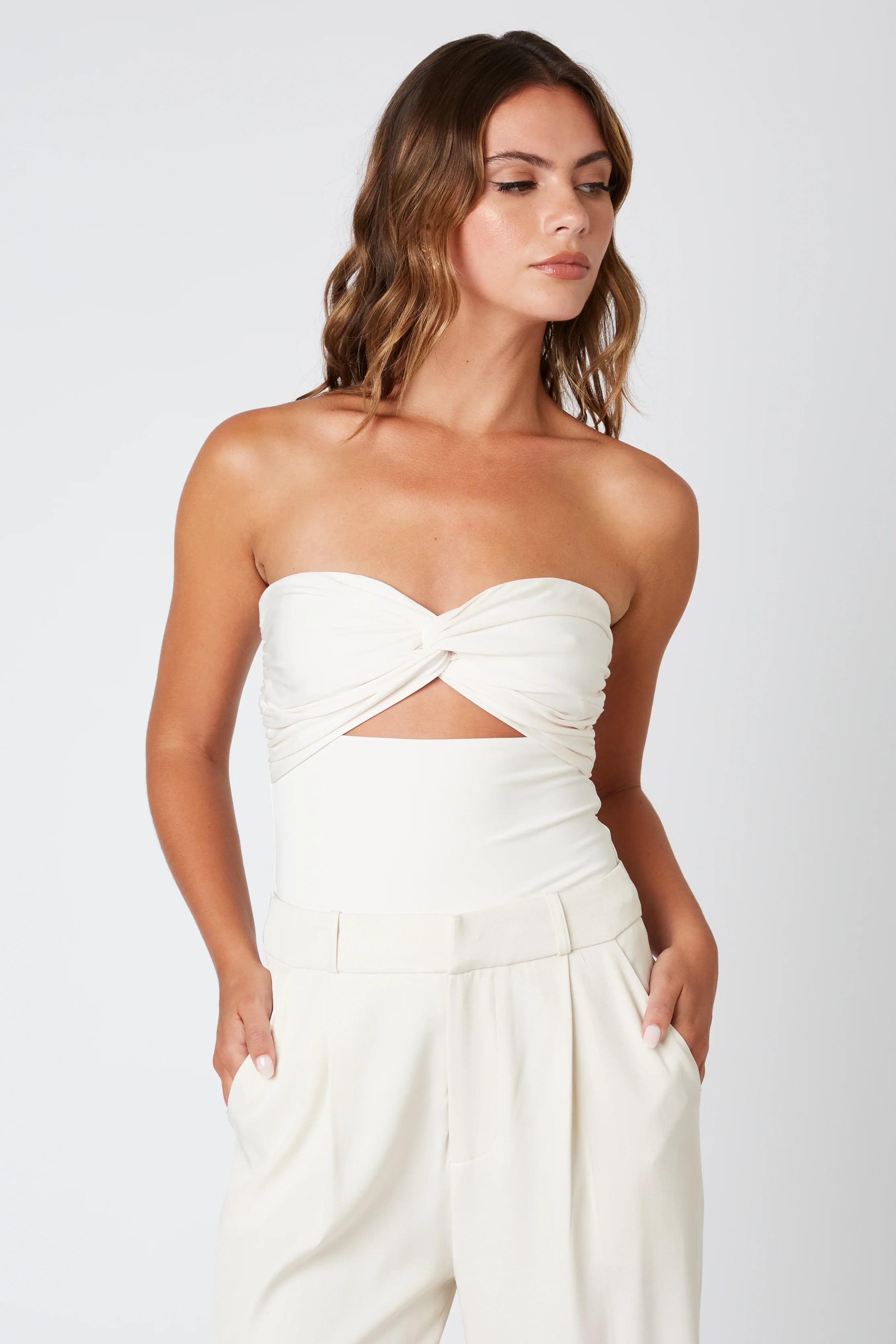 Cut Out Cropped Top