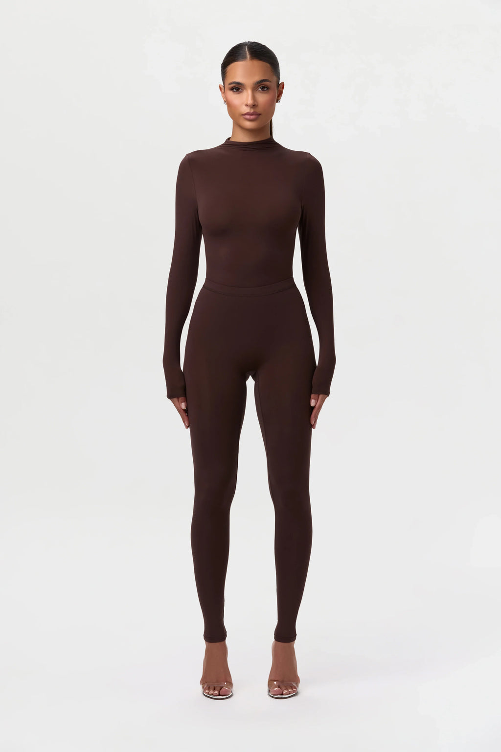 Naked Mock Neck Top