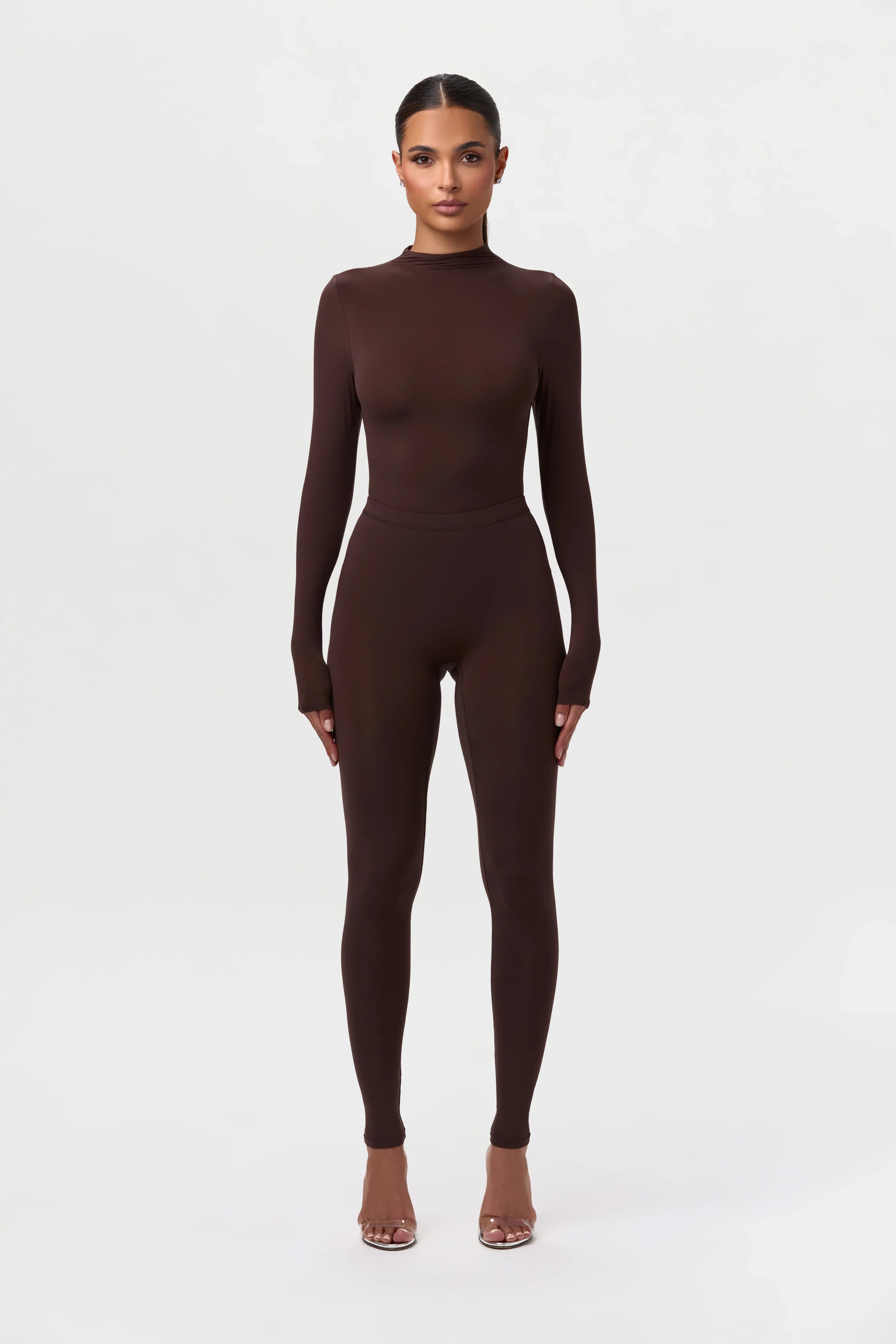 Naked Mock Neck Top