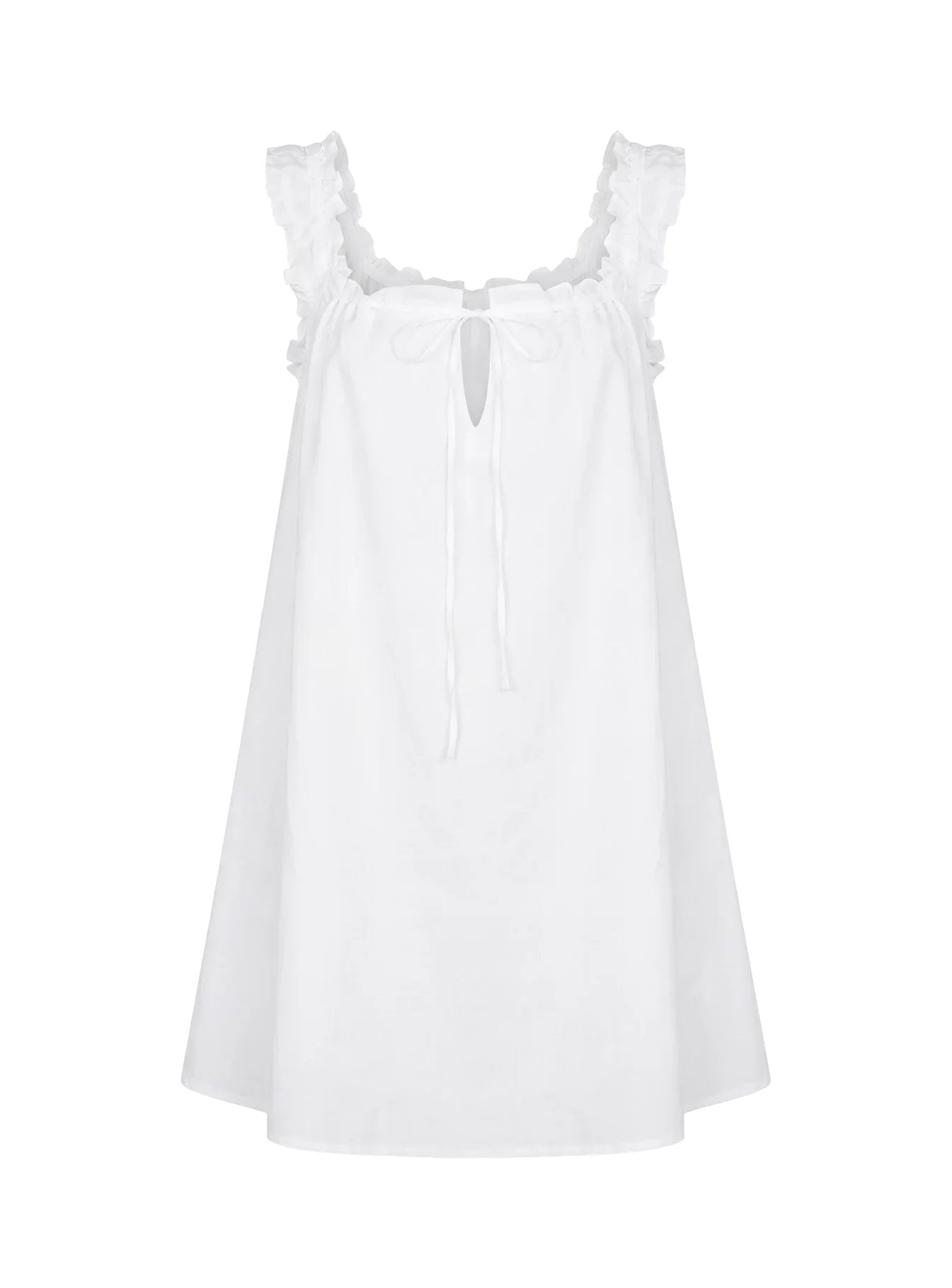 Swing Mini Dress White