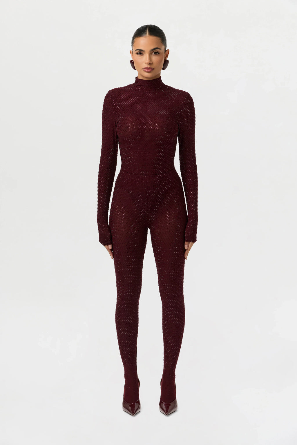 Crystal Closed Toe Leggings