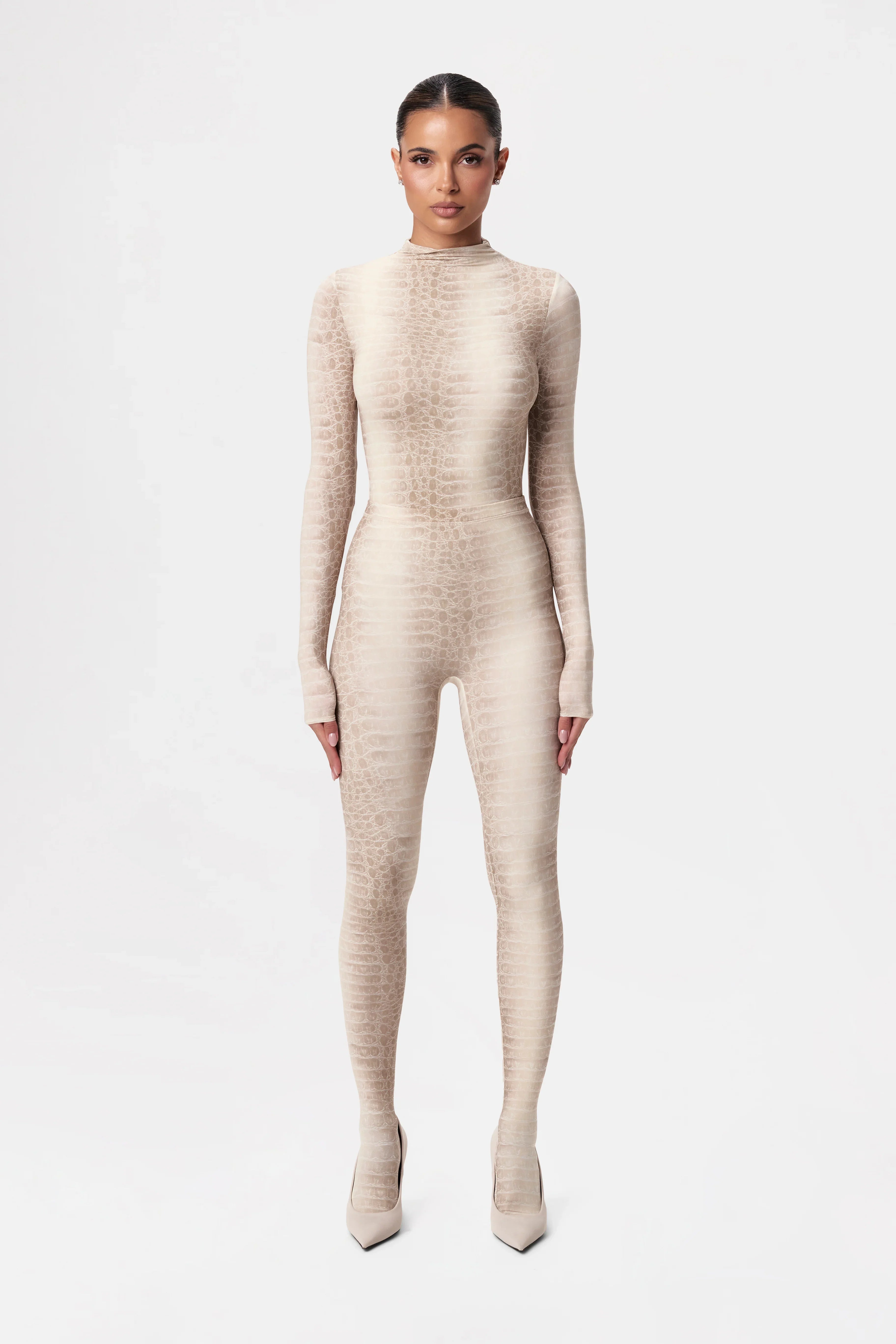 Naked Print Tights