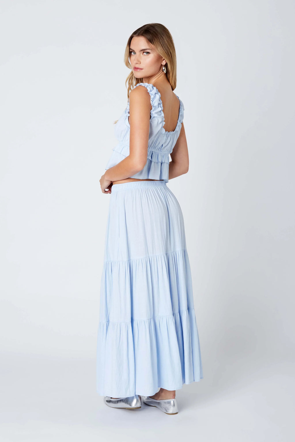 Tiered Maxi Skirt