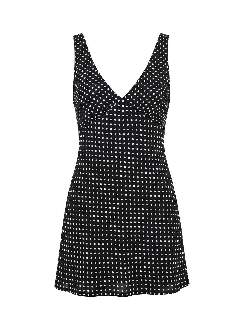 Nellie Mini Dress Black Polka Dot