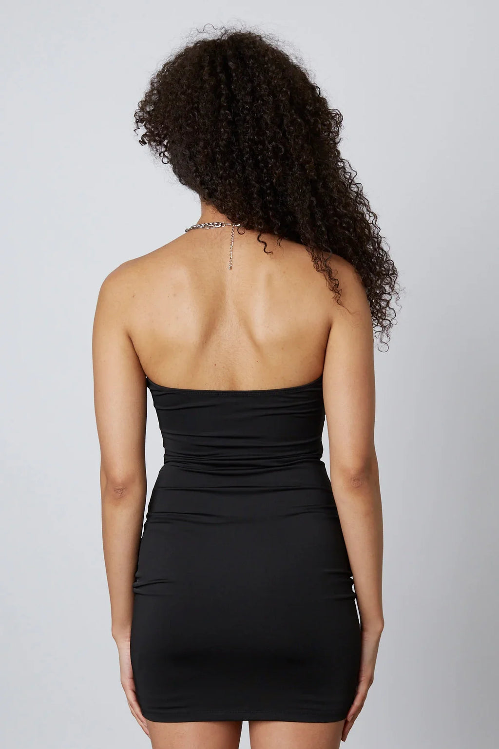 Strapless Cut Out Mini Dress