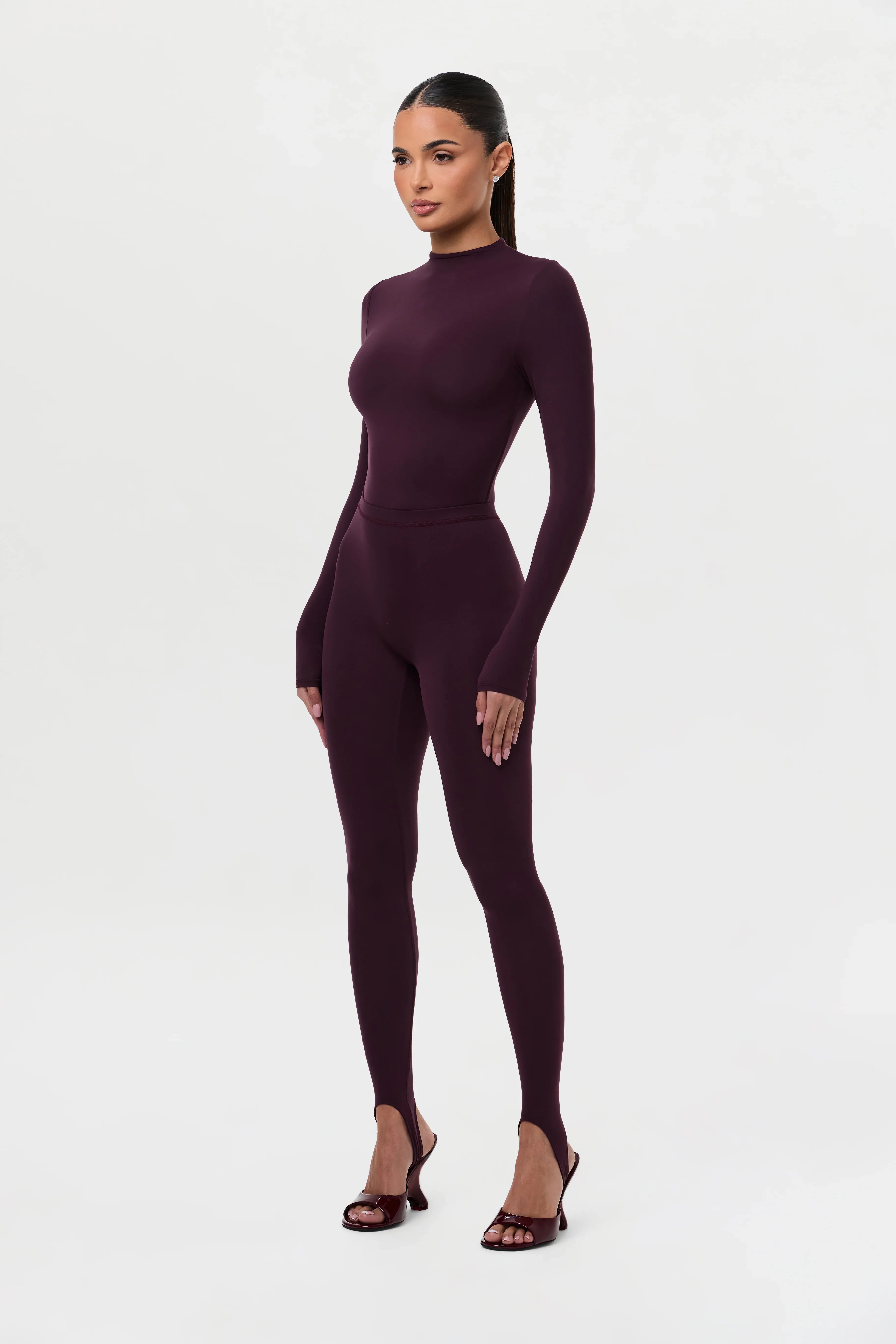 Naked Mock Neck Top