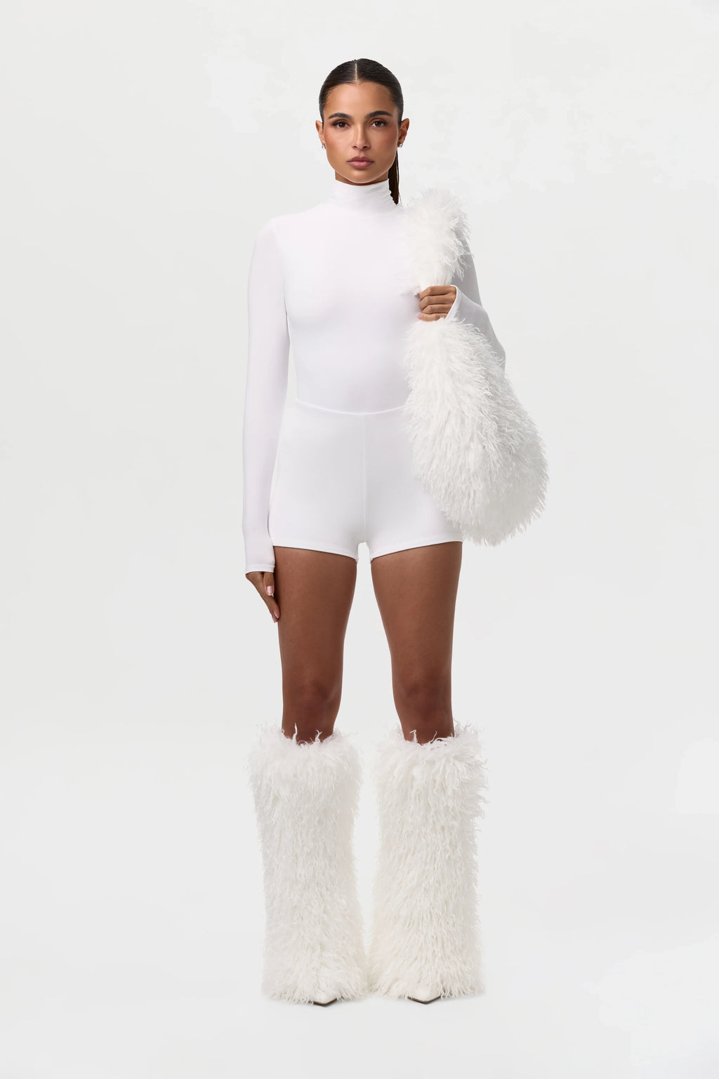 Faux Fur Plush Shoulder Bag