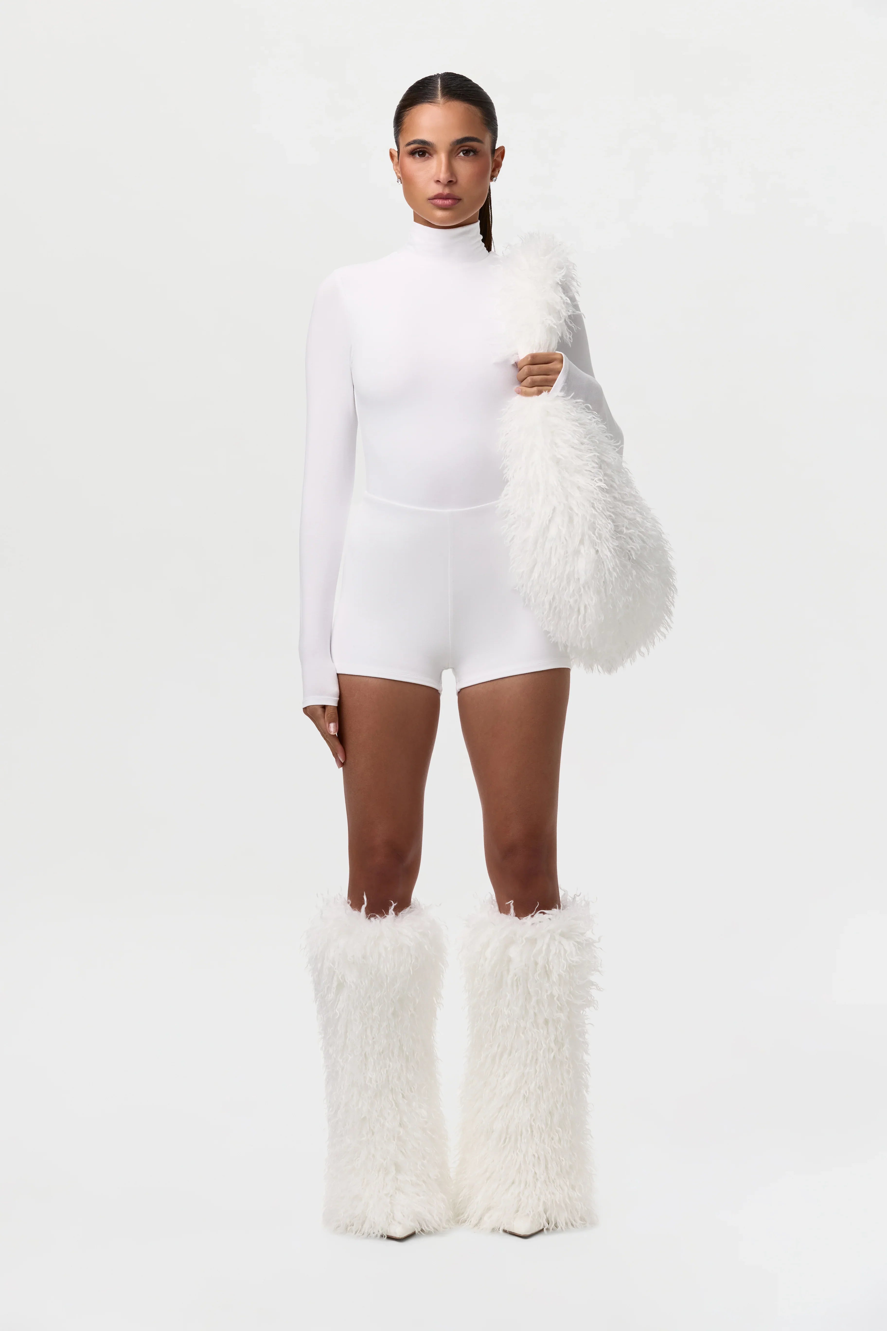 Faux Fur Plush Shoulder Bag