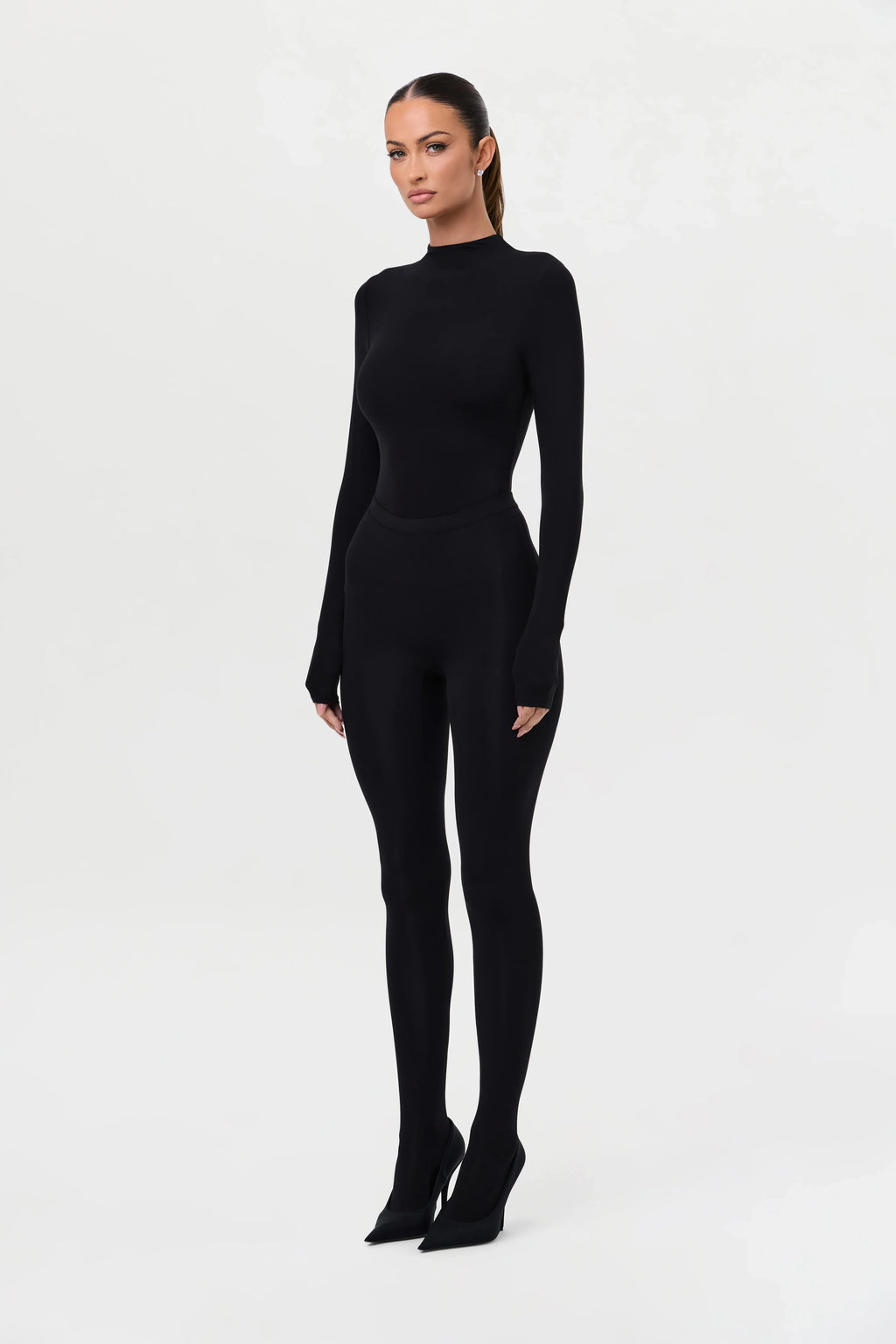 Naked Mock Neck Top