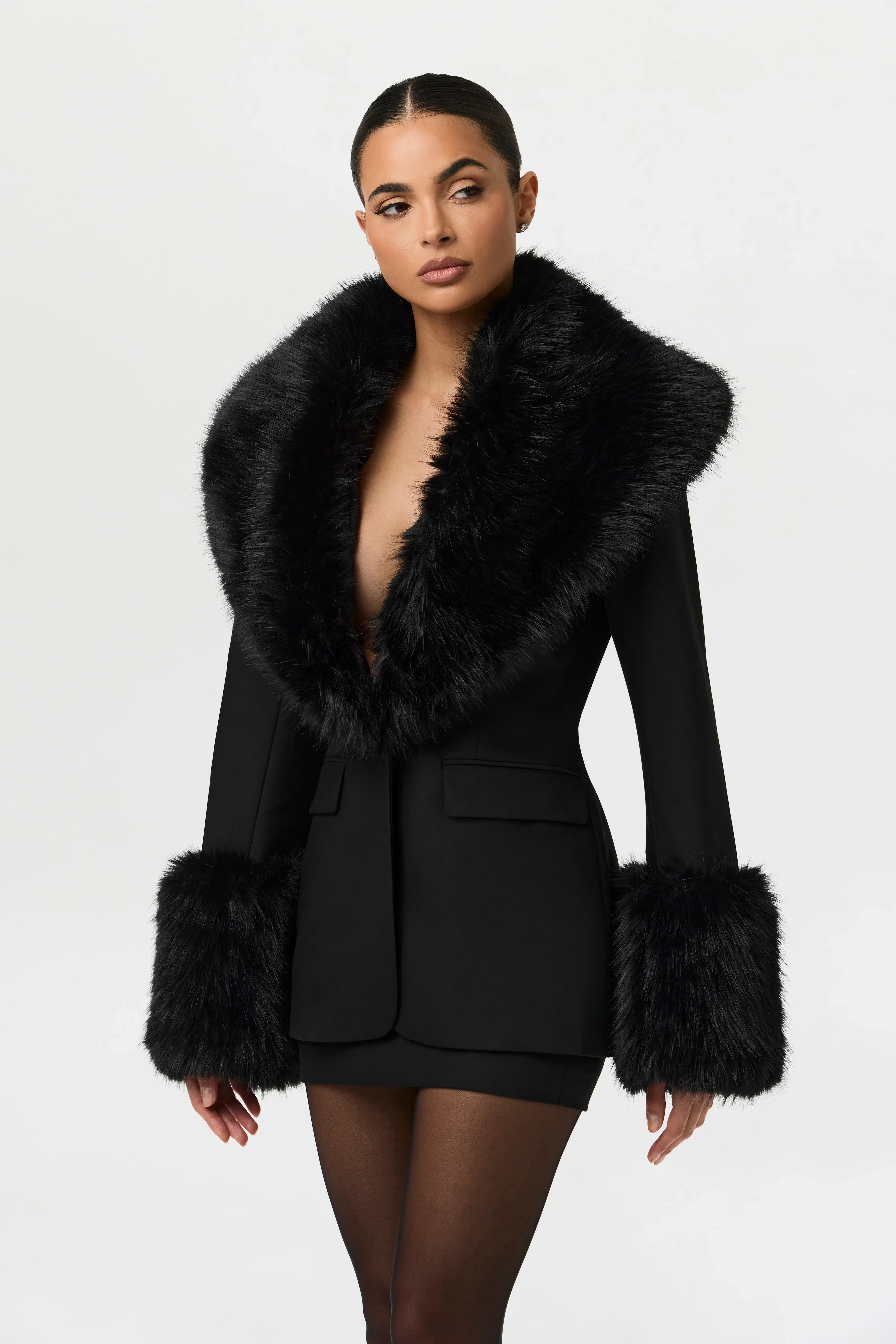 Suiting Mini Skirt