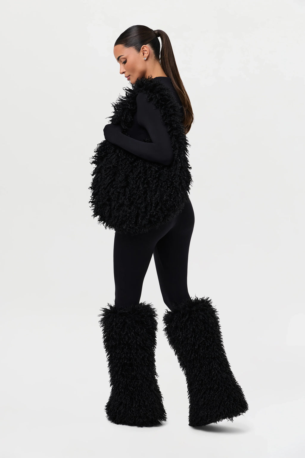 Faux Fur Plush Shoulder Bag
