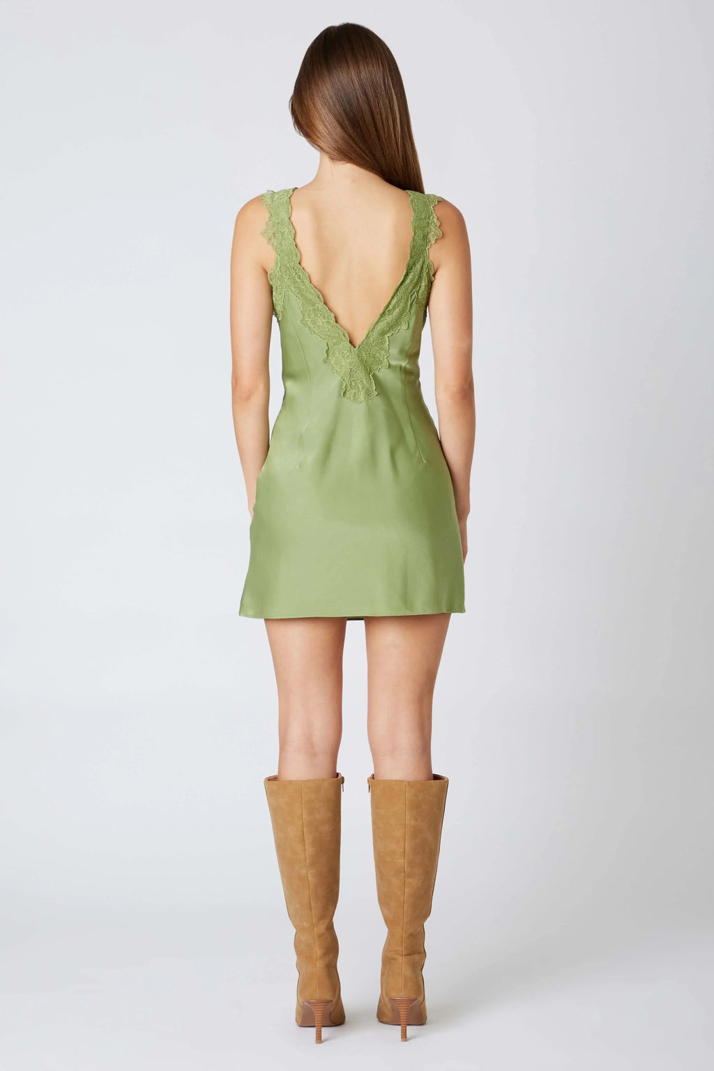 Satin Mini Dress