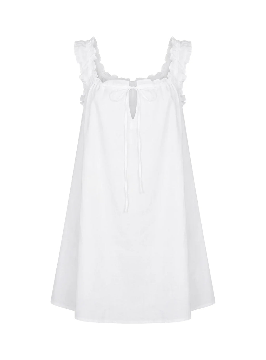 Swing Mini Dress White Petite