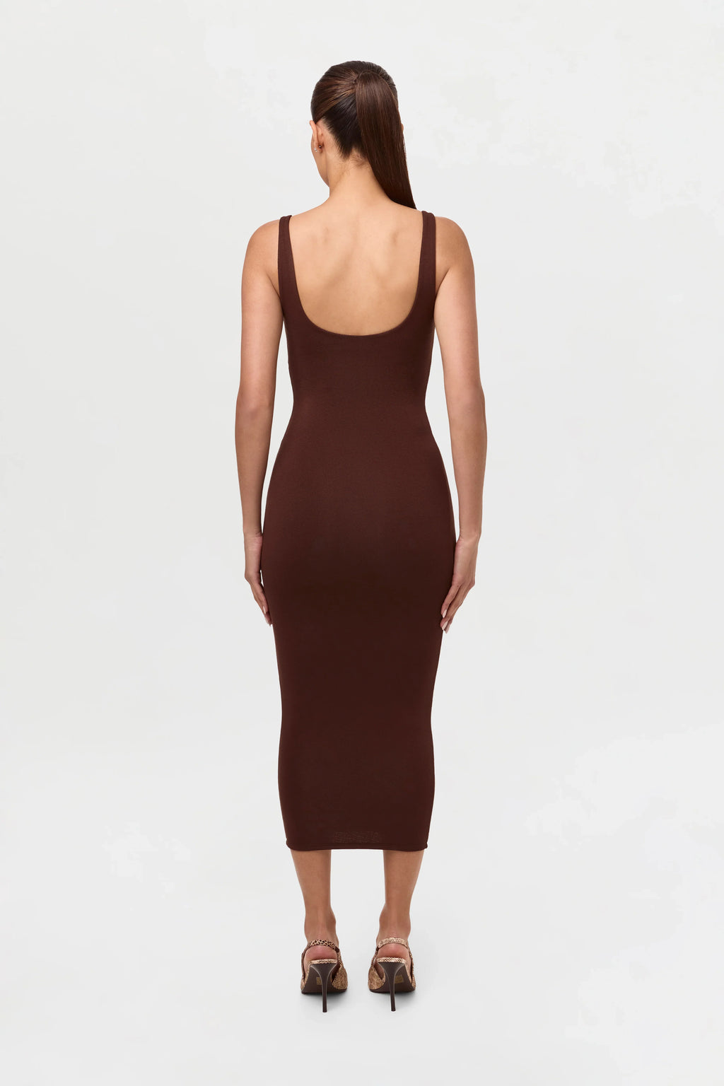 NW Sculpt Tank Midi Dress