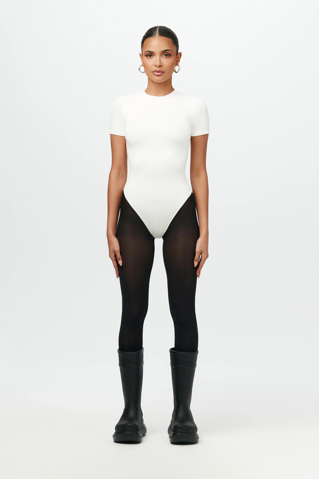 NW Crewneck Short Sleeve Bodysuit