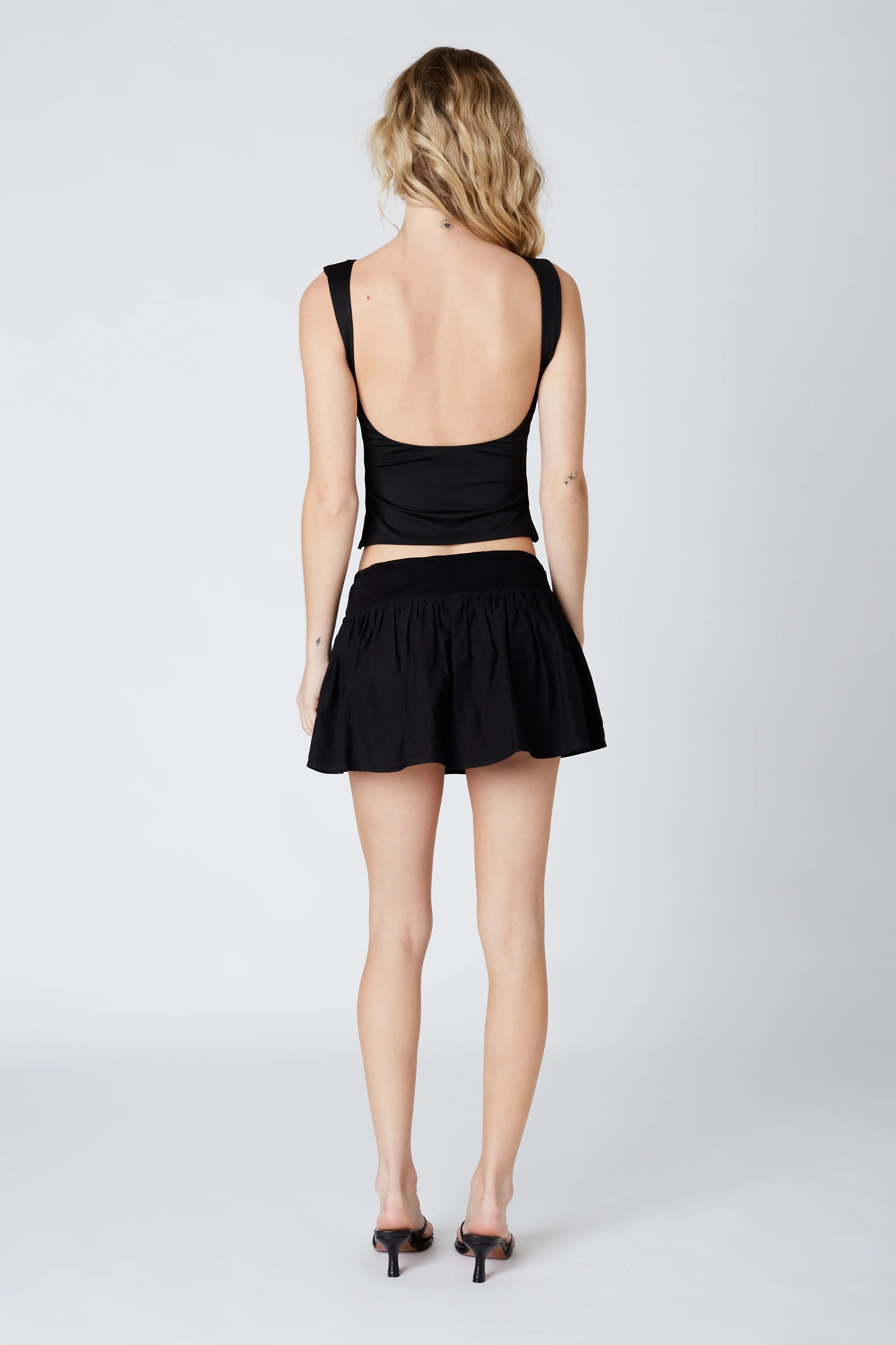 Mini Linen Skirt