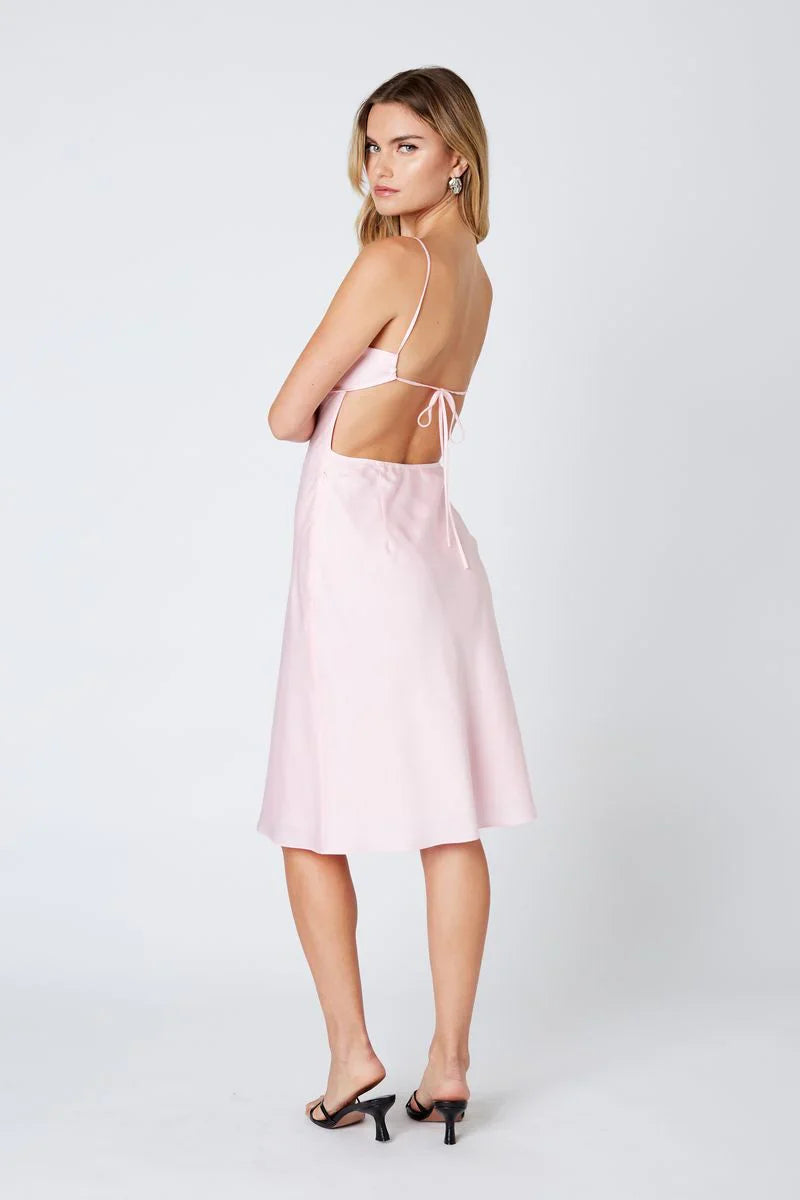 Satin Cami Midi Dress