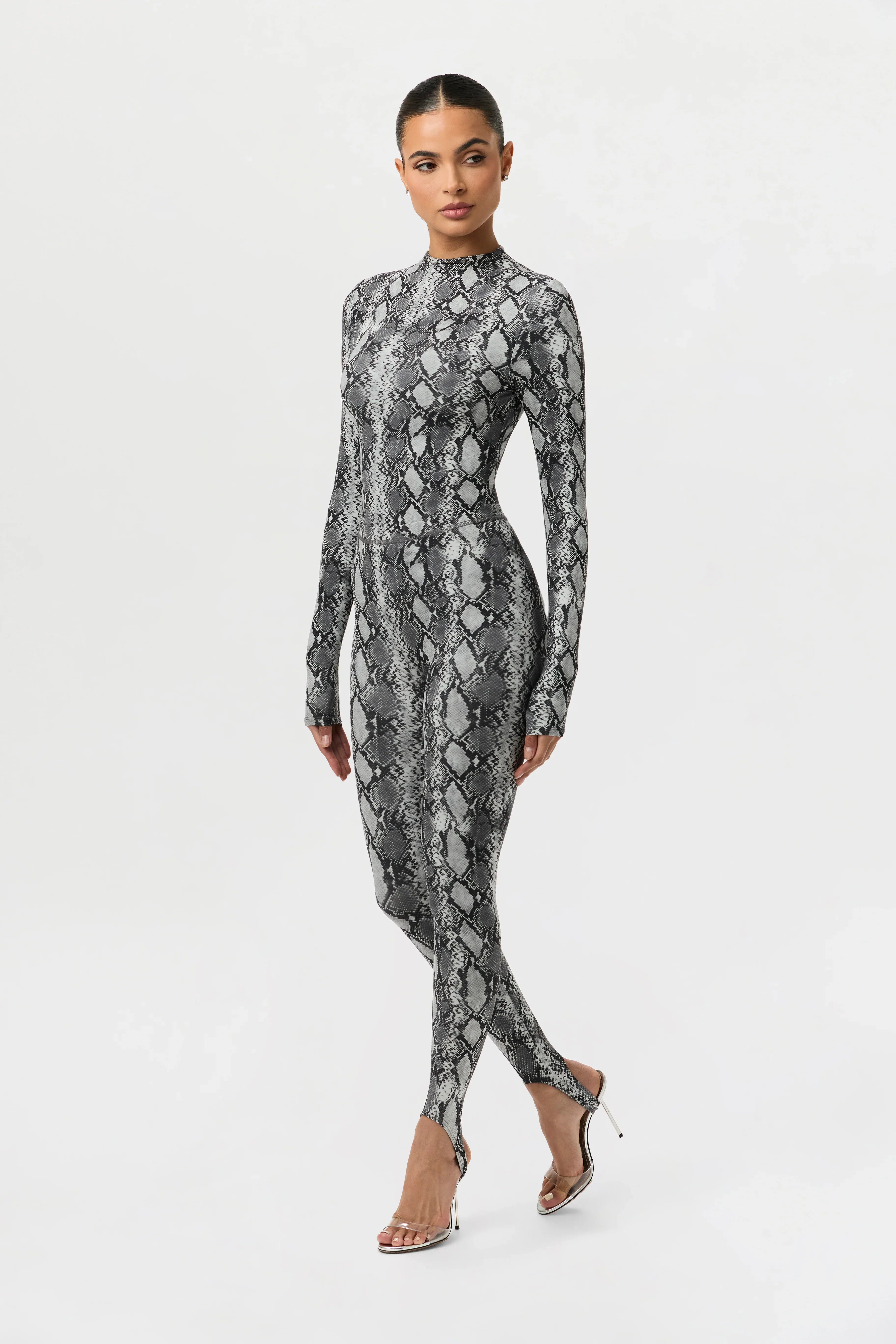 Naked Print Stirrup Legging