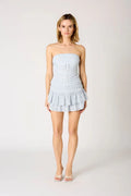 Strapless Smocked Top
