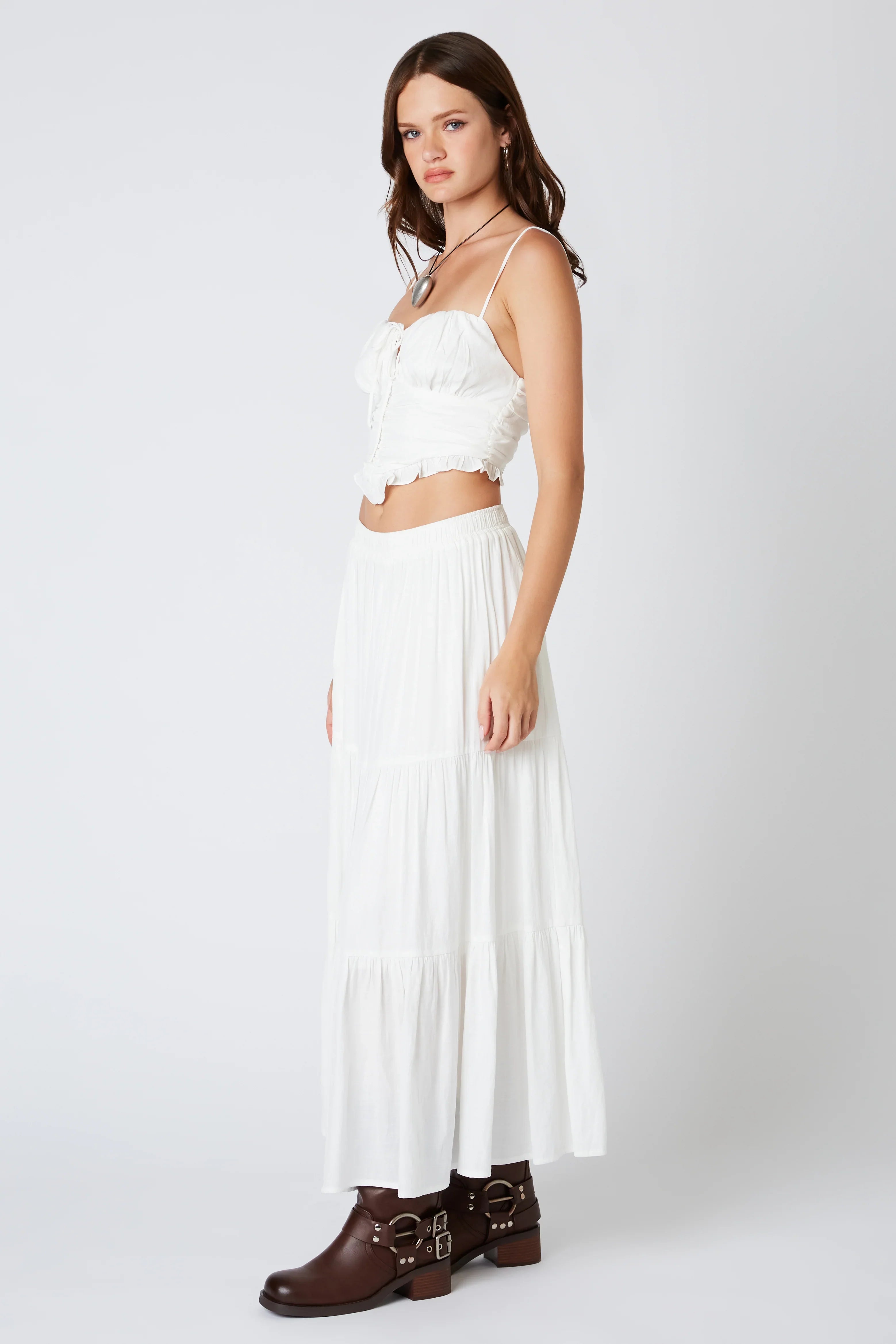 Tiered Maxi Skirt