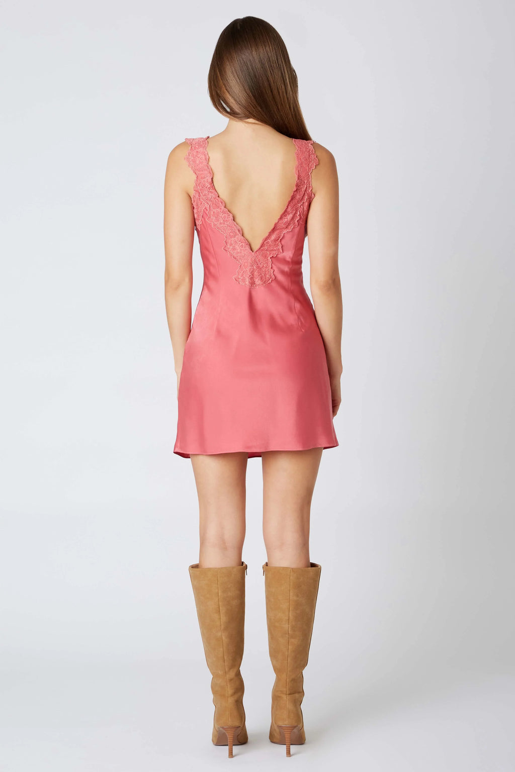 Satin Mini Dress