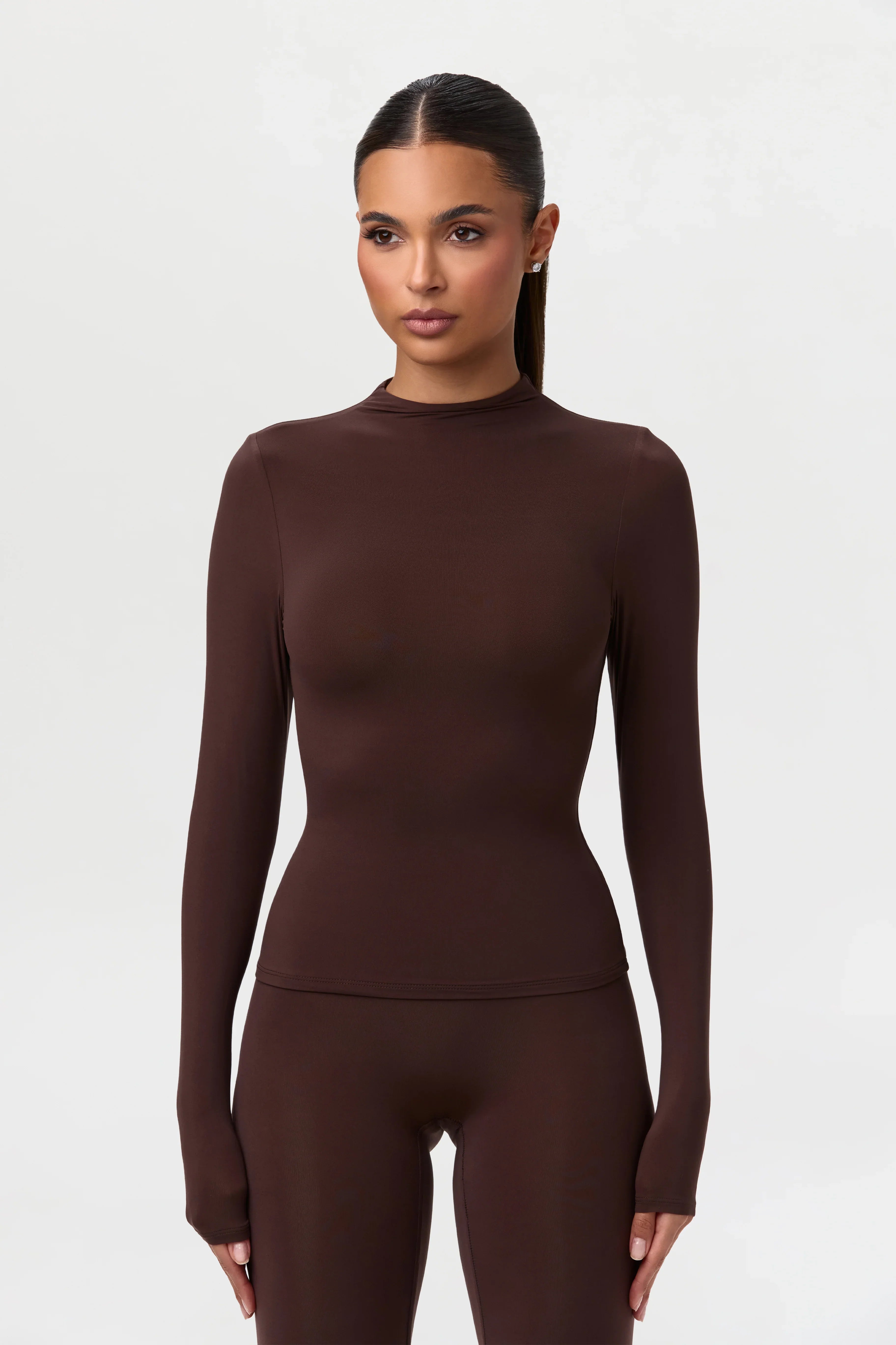 Naked Mock Neck Top