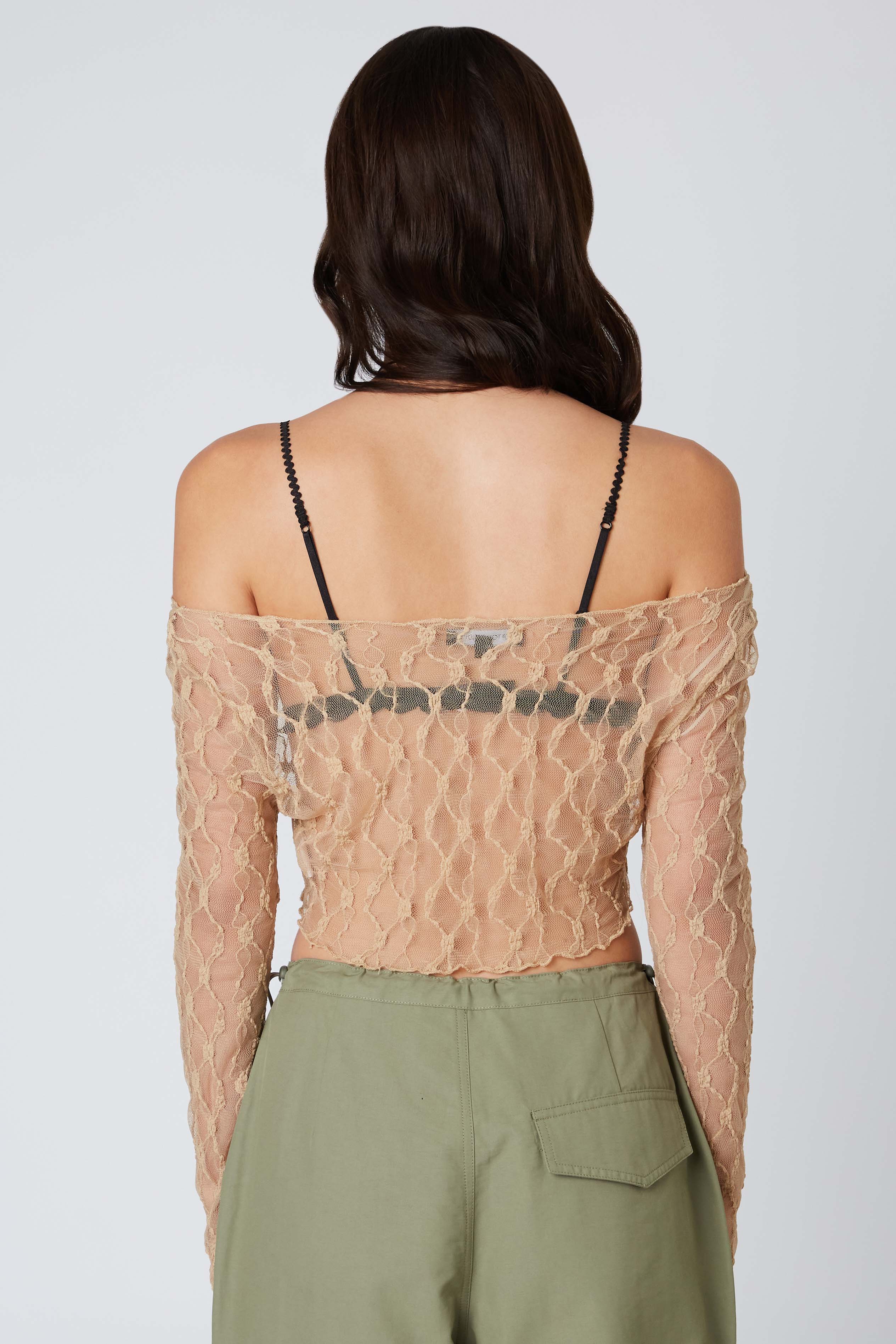Floral Lace Cropped Top