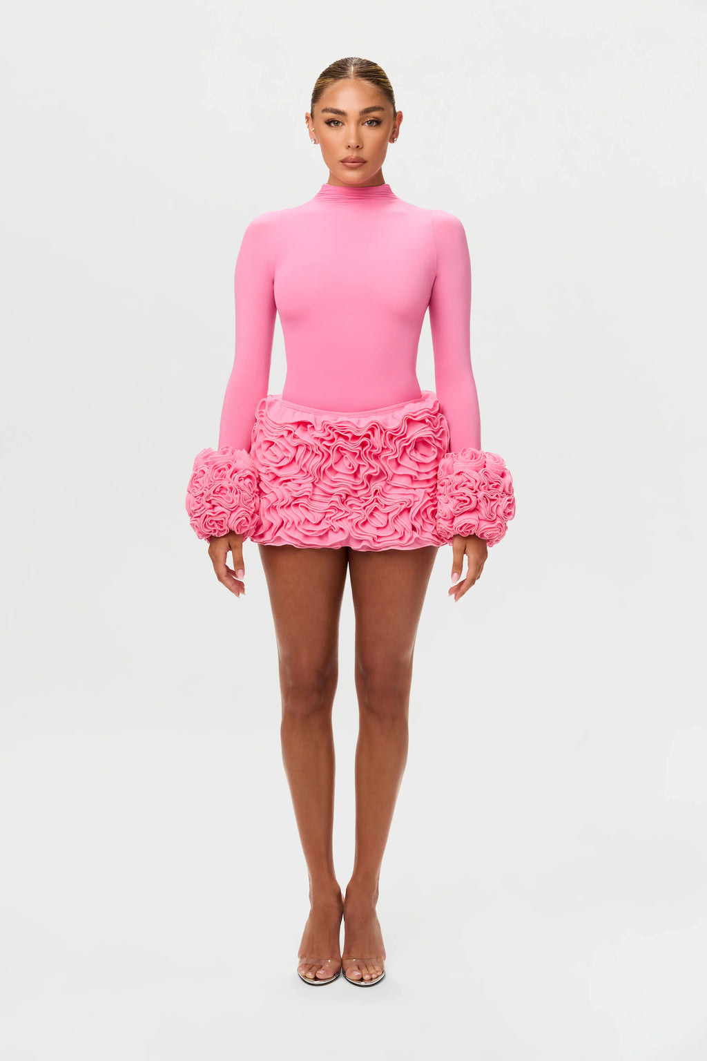 Naked Mock Neck Top