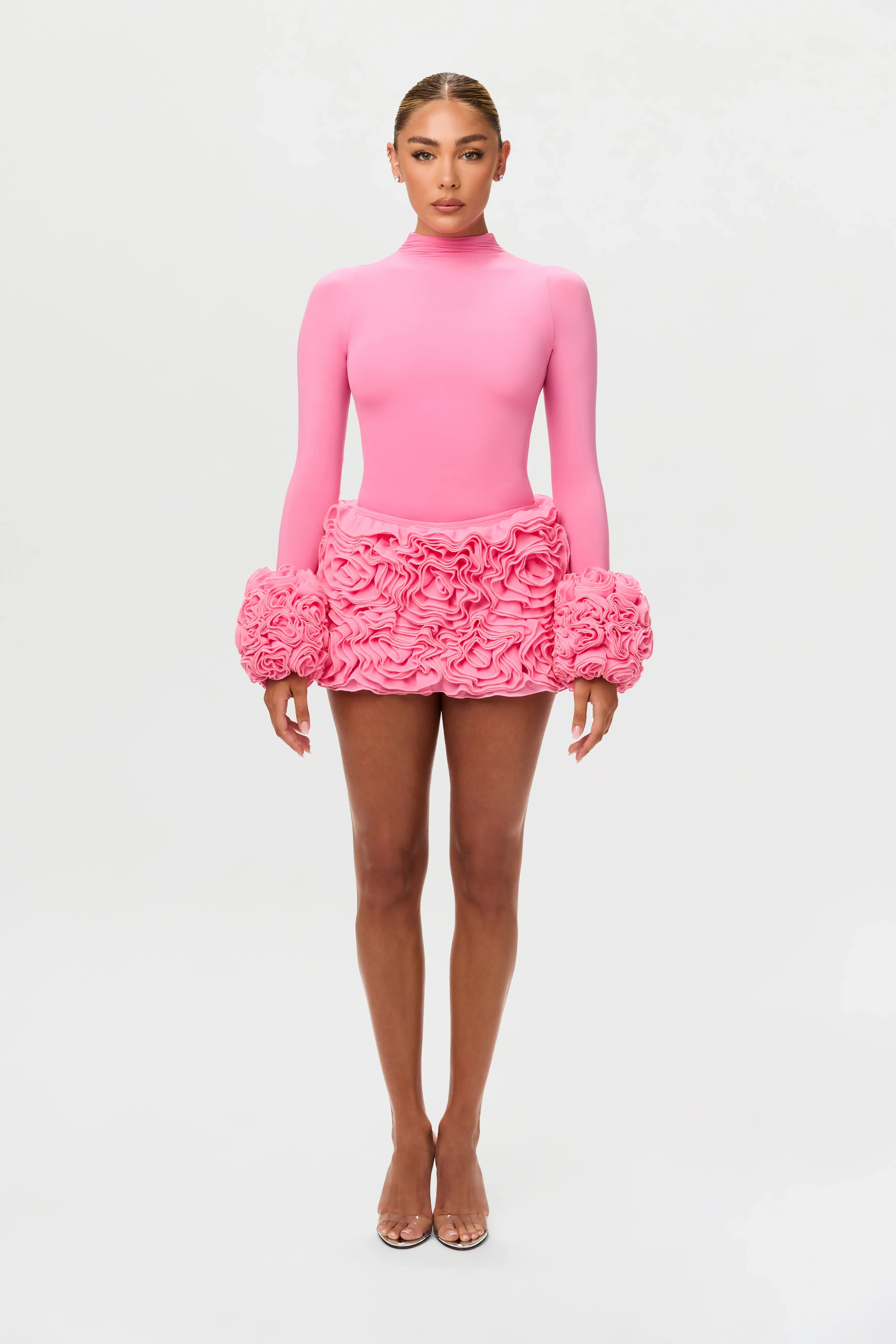 Naked Mock Neck Top
