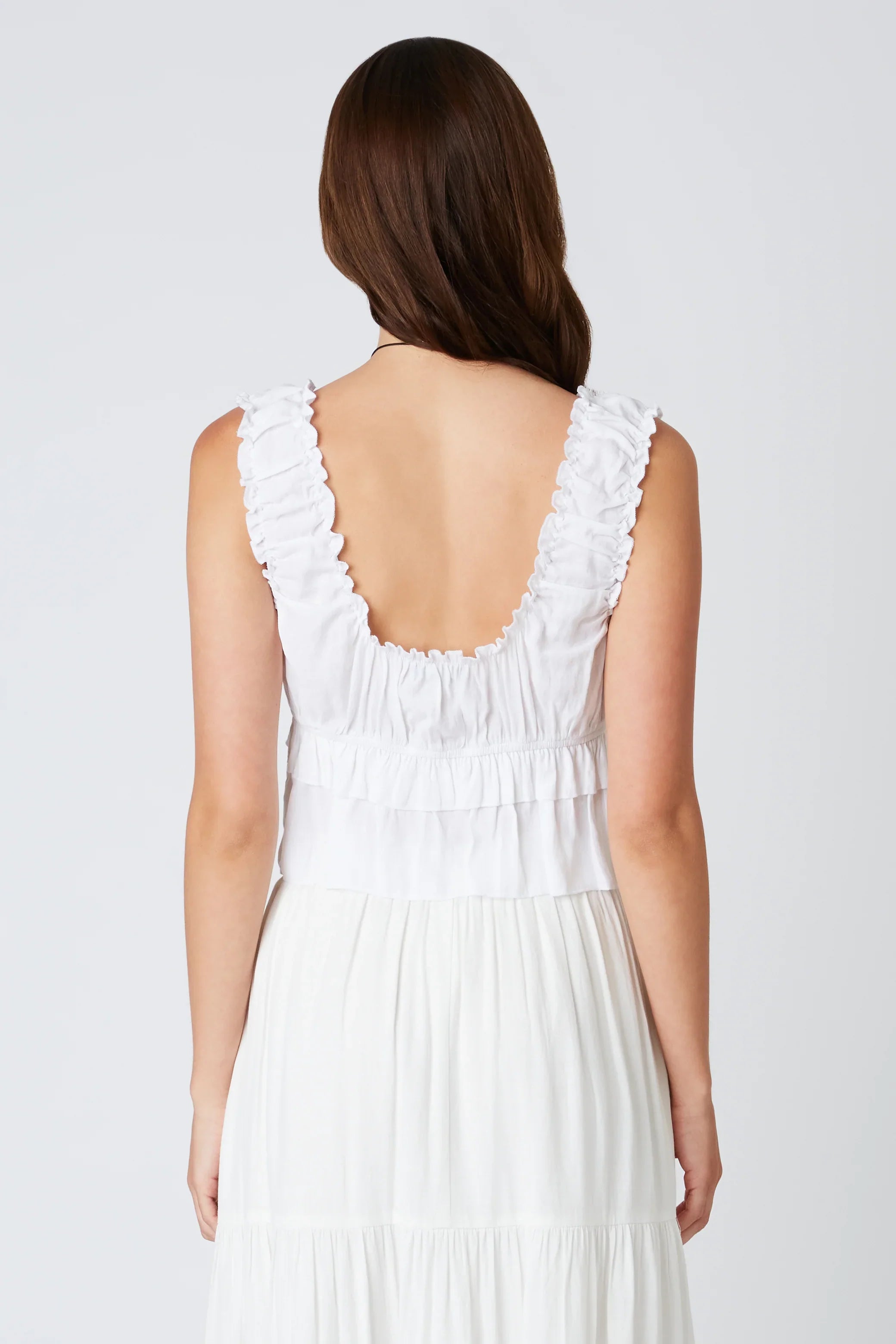 Ruffled Peplum Top