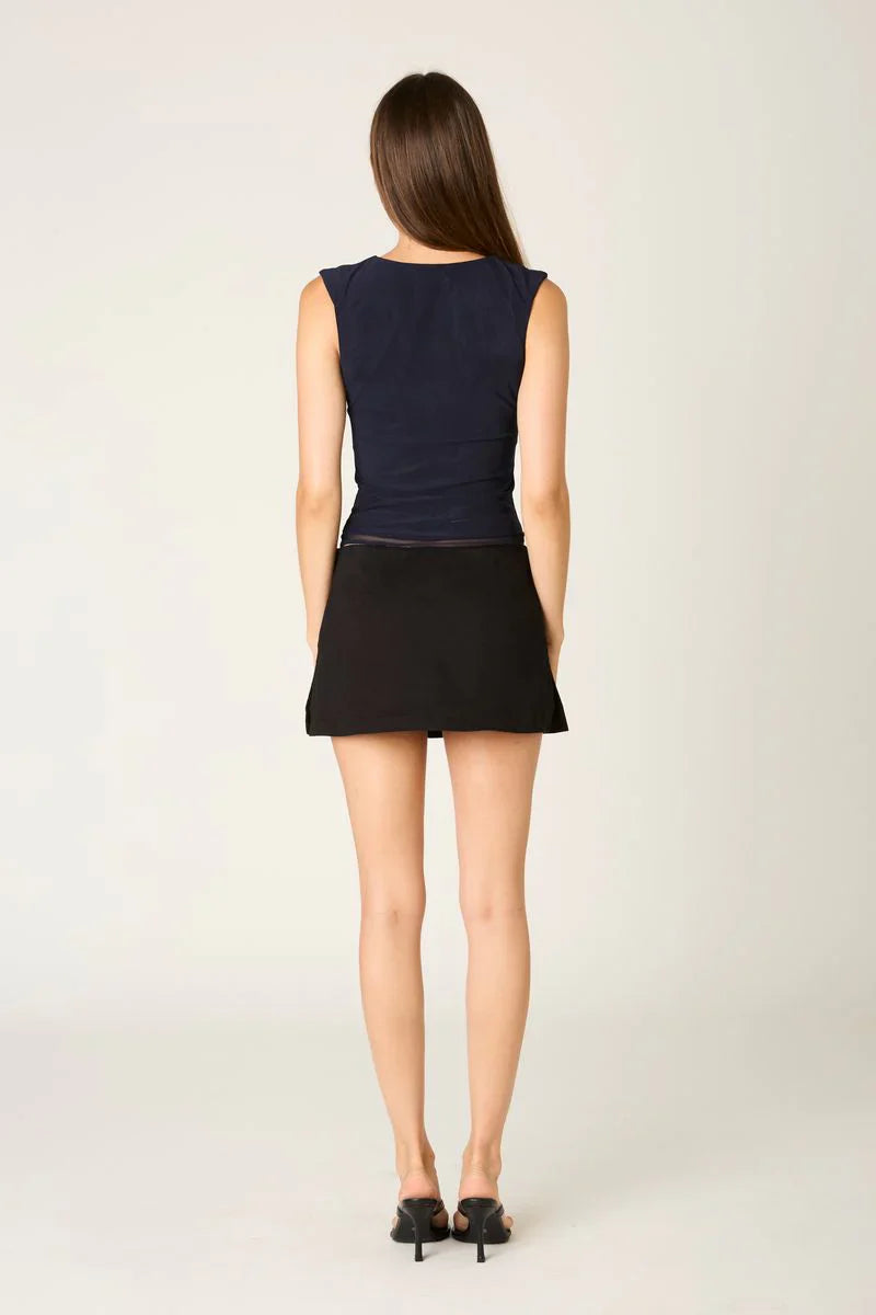 Sleeveless Mesh Top