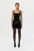 Vinyl Tank Mini Dress